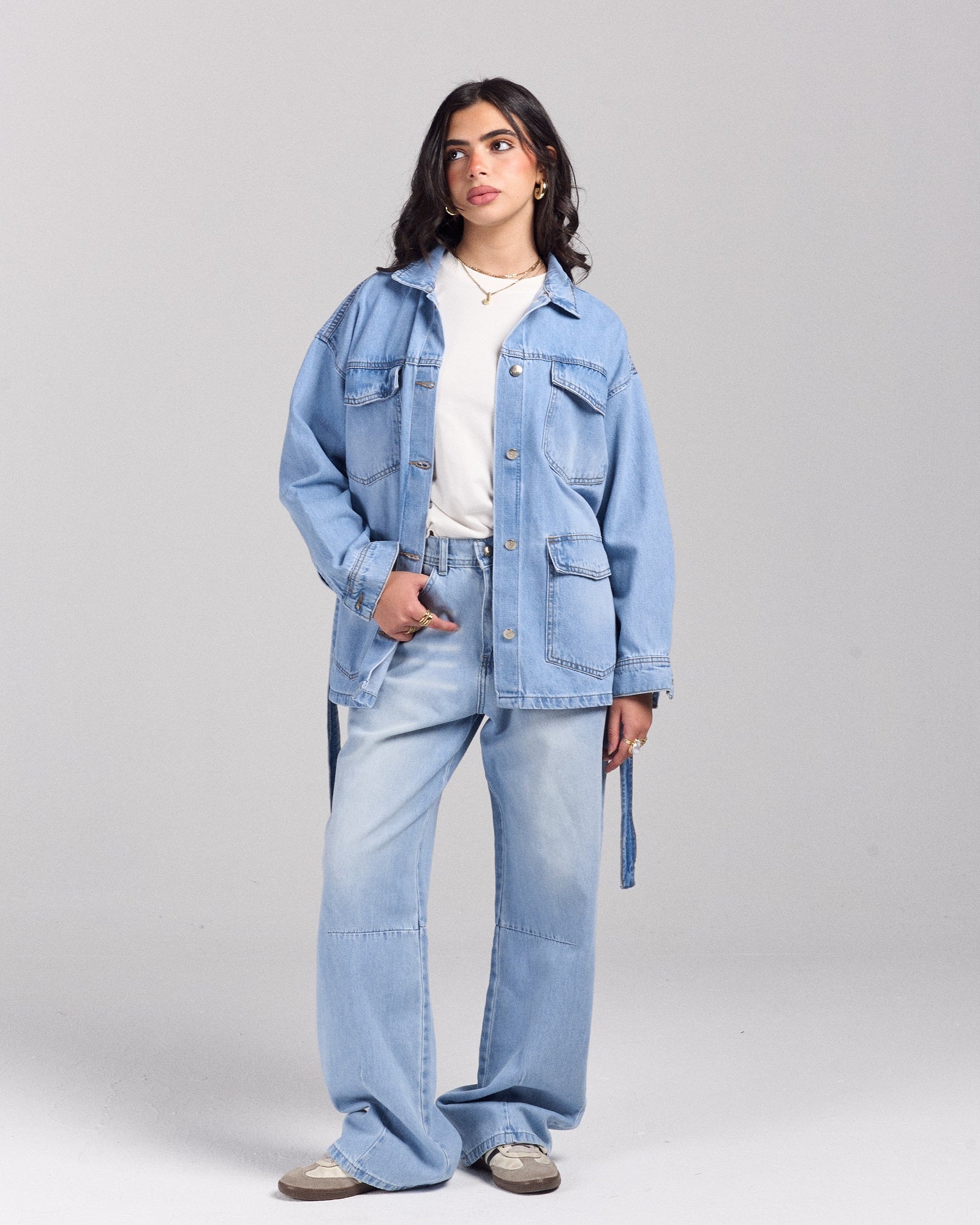 Snatched Denim Jacket - Light Wash
