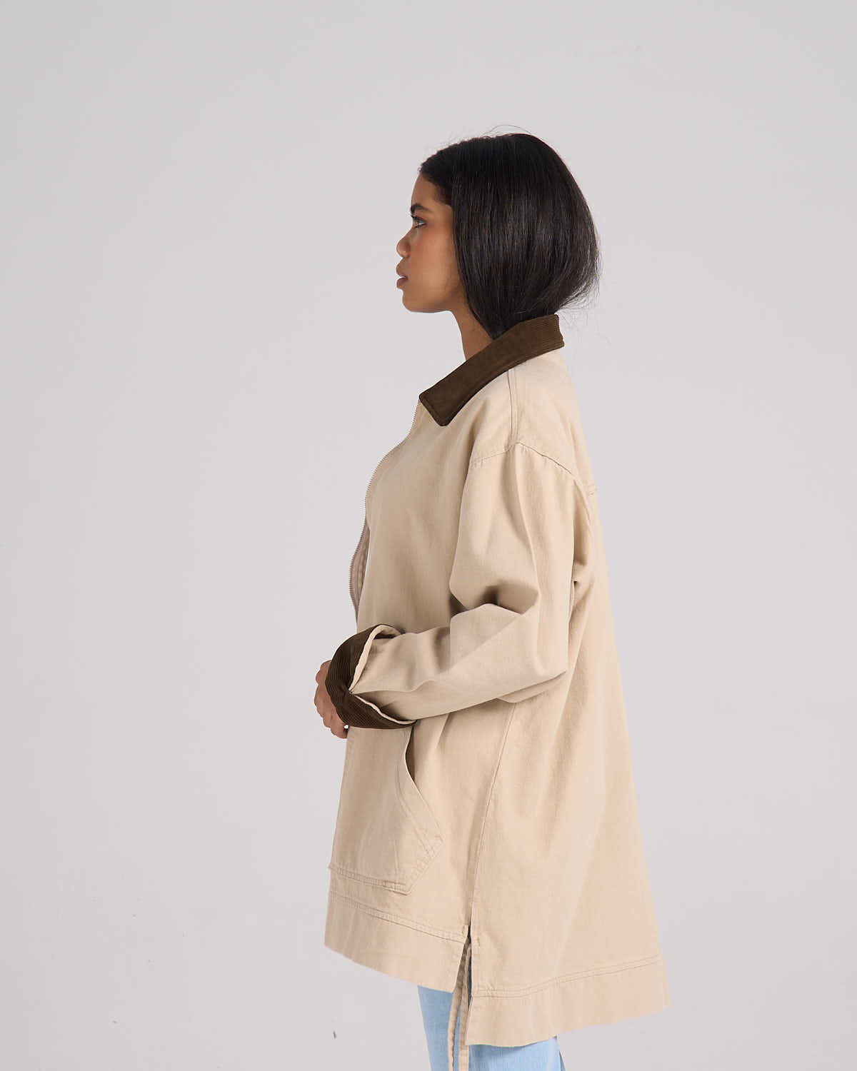 The Cord Collar - Beige