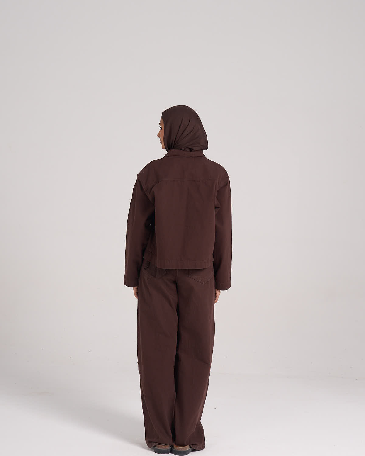 The Crop It Jacket - Brown