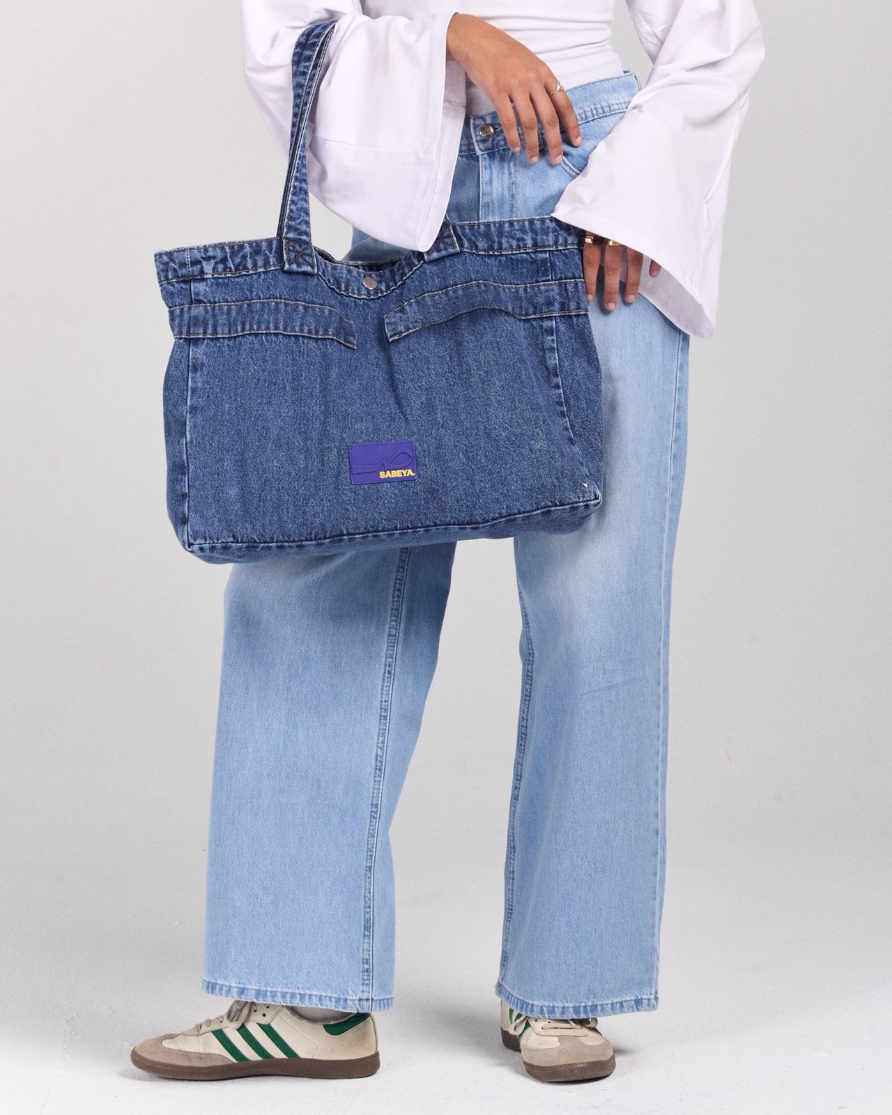 The Big Denim Bag - Navy
