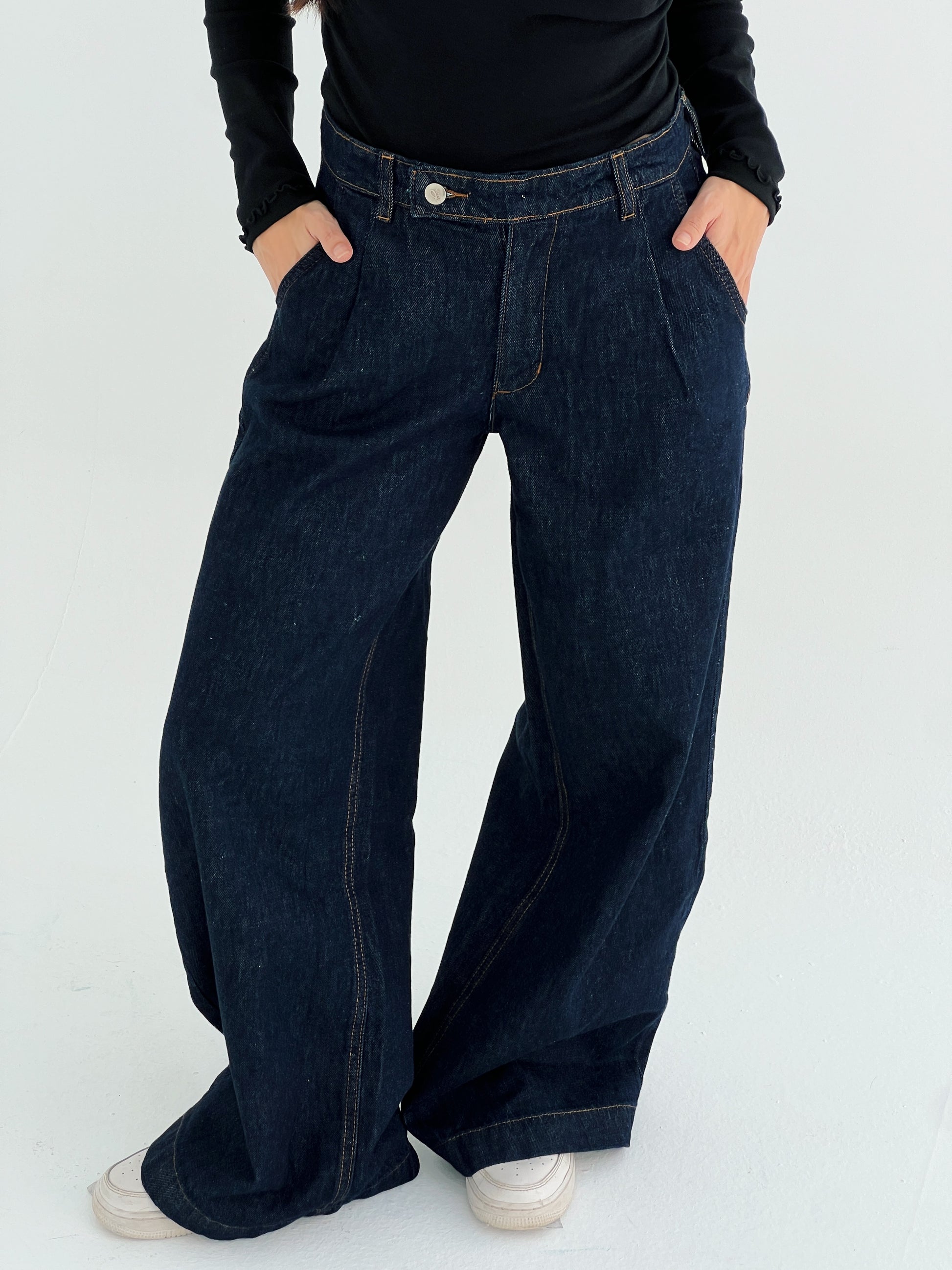 The Side Button Denim - Raw