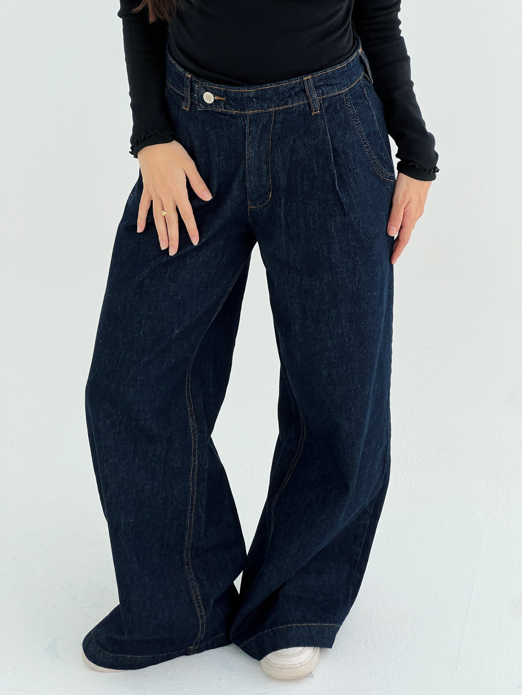The Side Button Denim - Raw