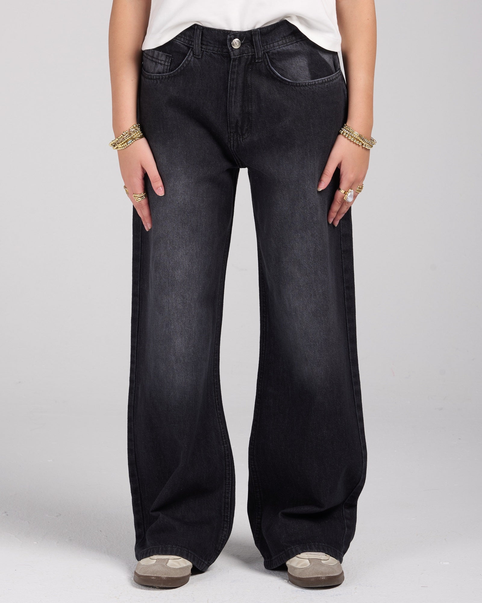 Loud Wide Denim - Blackout