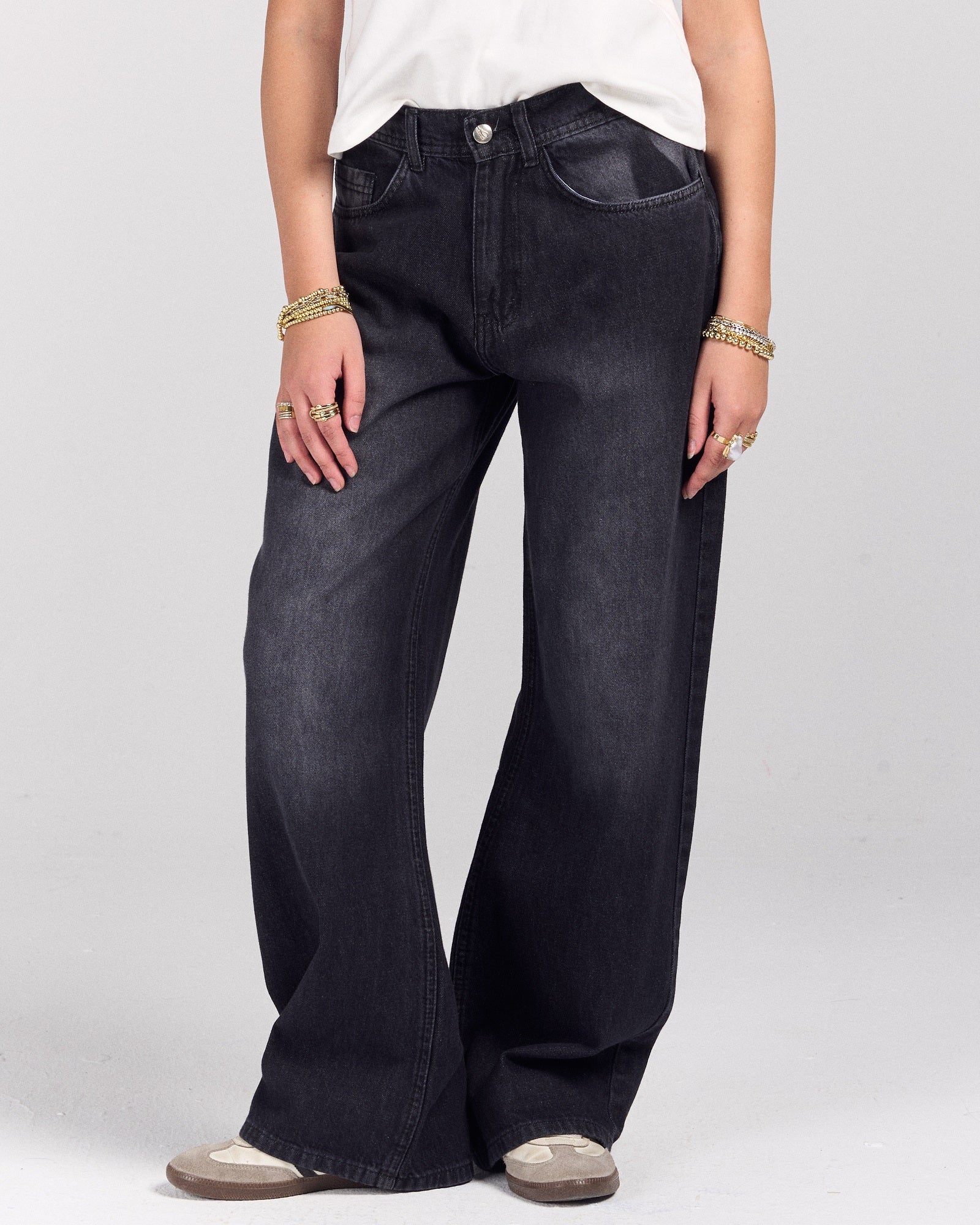 Loud Wide Denim - Blackout