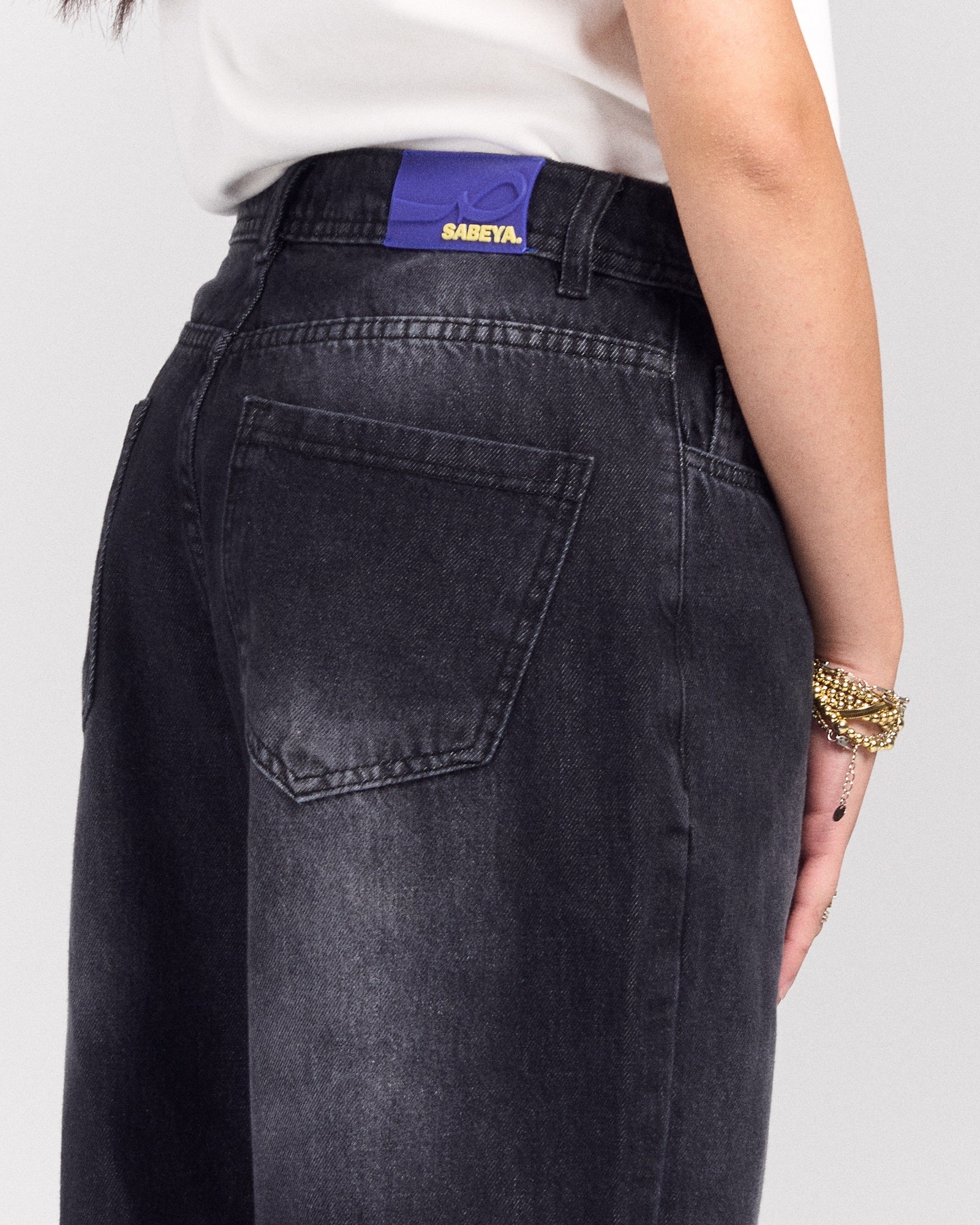 Loud Wide Denim - Blackout