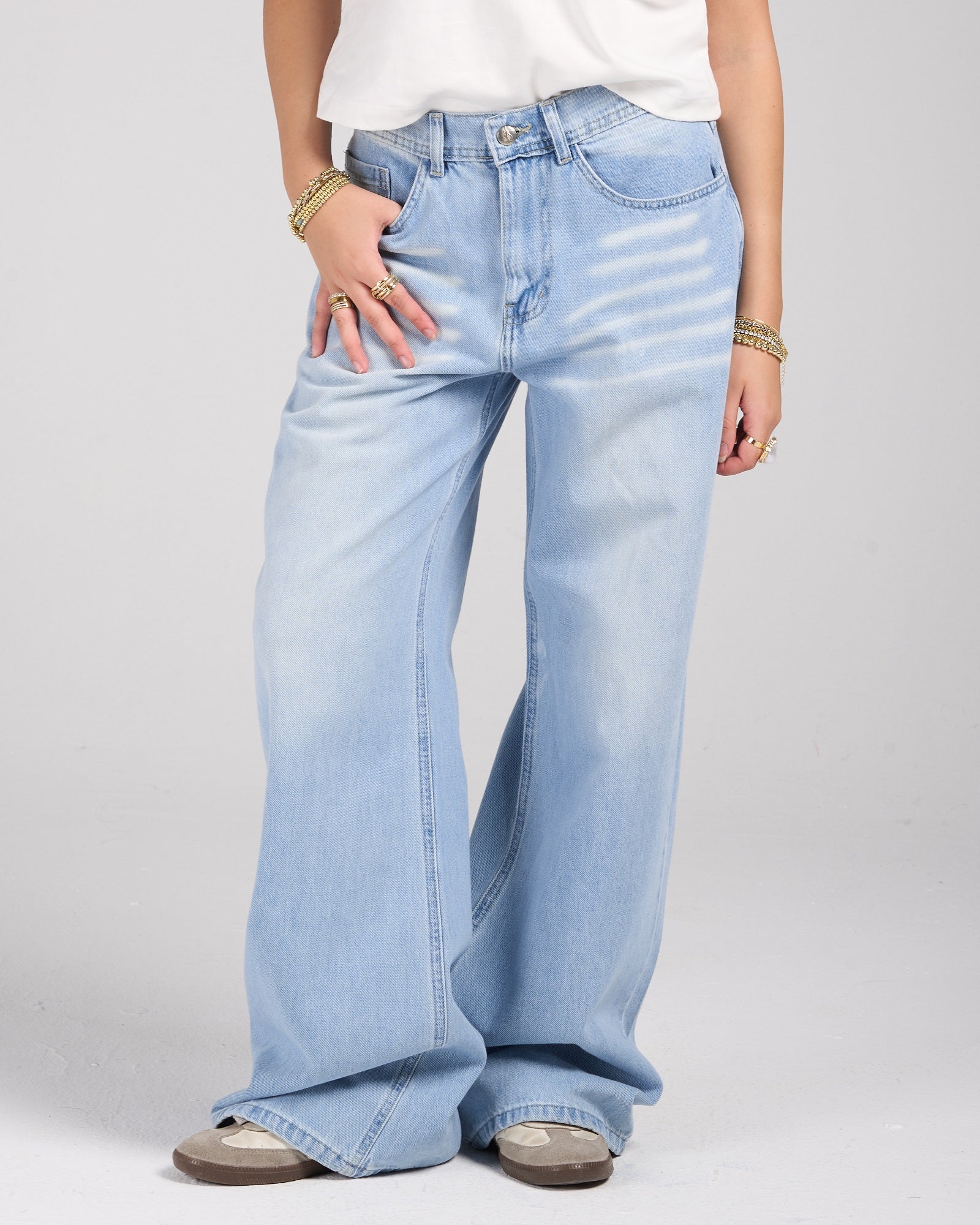 Loud Wide Denim - Sky High