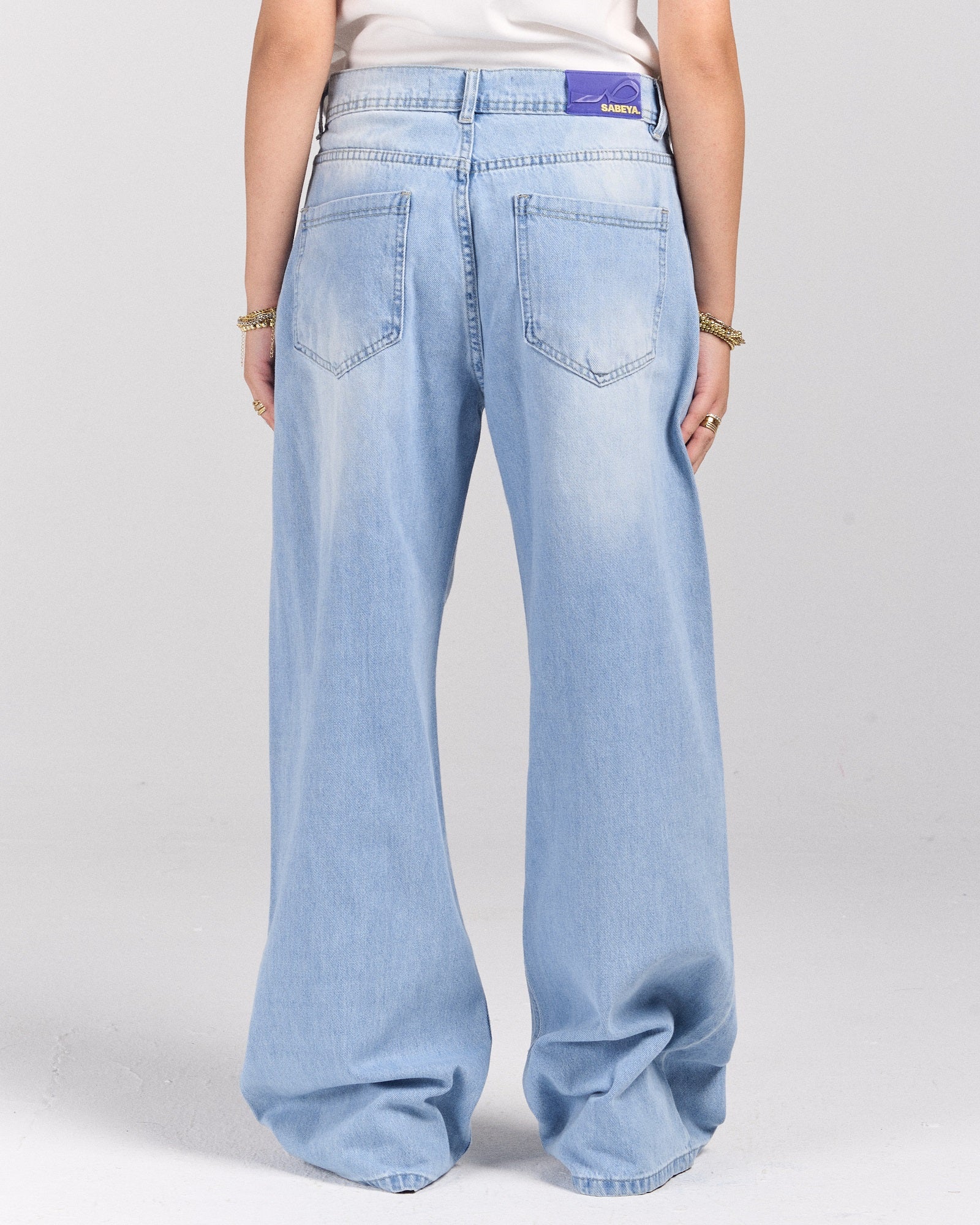 Loud Wide Denim - Sky High