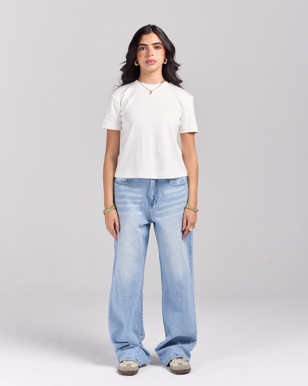 Bubble Trouble Denim - Cloud Nine