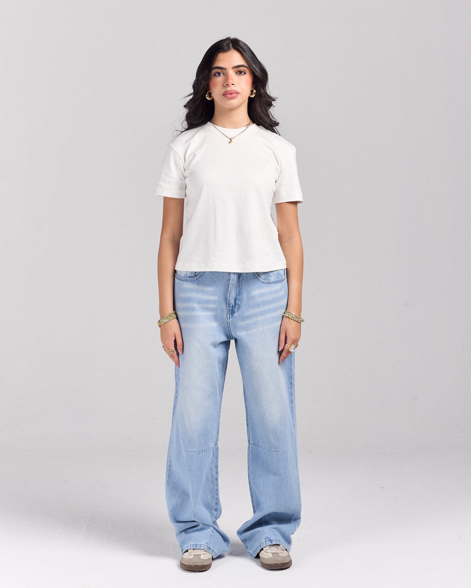 Bubble Trouble Denim - Cloud Nine