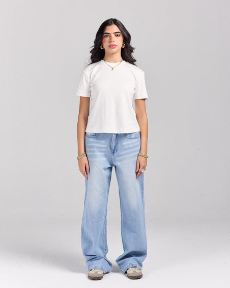 Bubble Trouble Denim - Cloud Nine