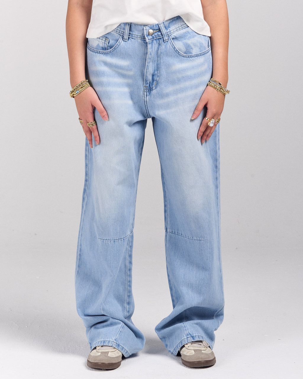 Bubble Trouble Denim - Cloud Nine