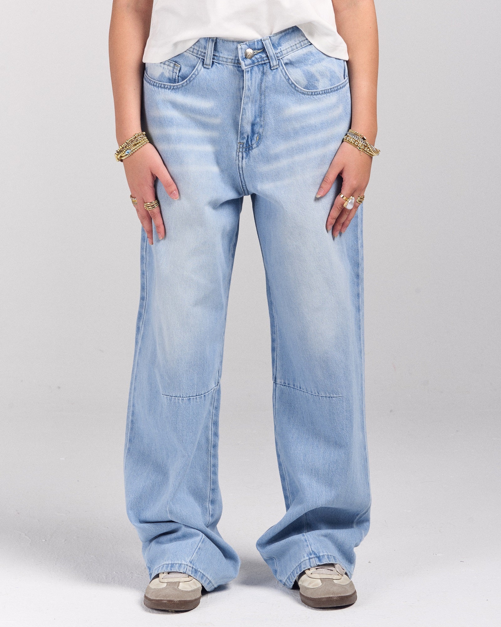 Bubble Trouble Denim - Cloud Nine