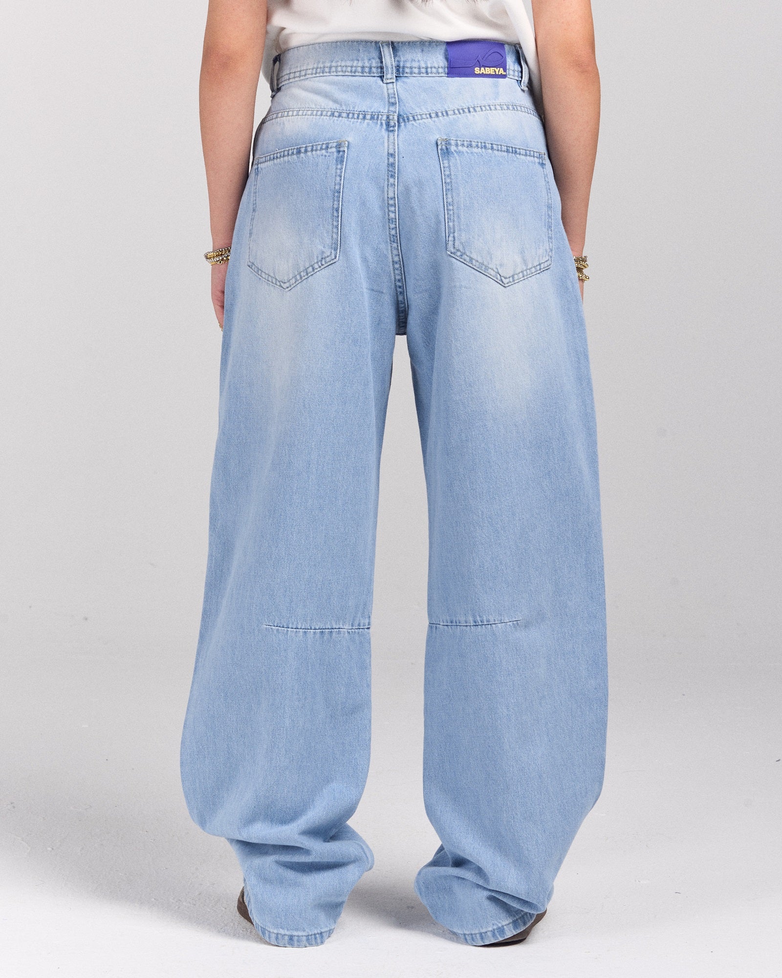 Bubble Trouble Denim - Cloud Nine