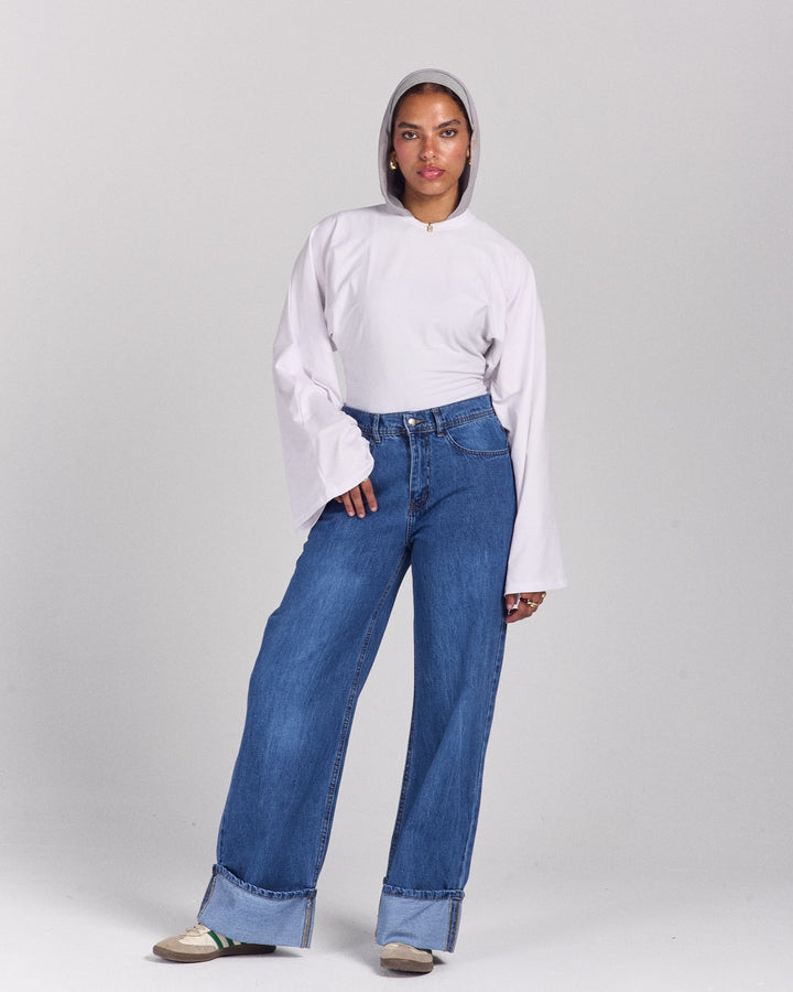 Flip Off Denim - Midi