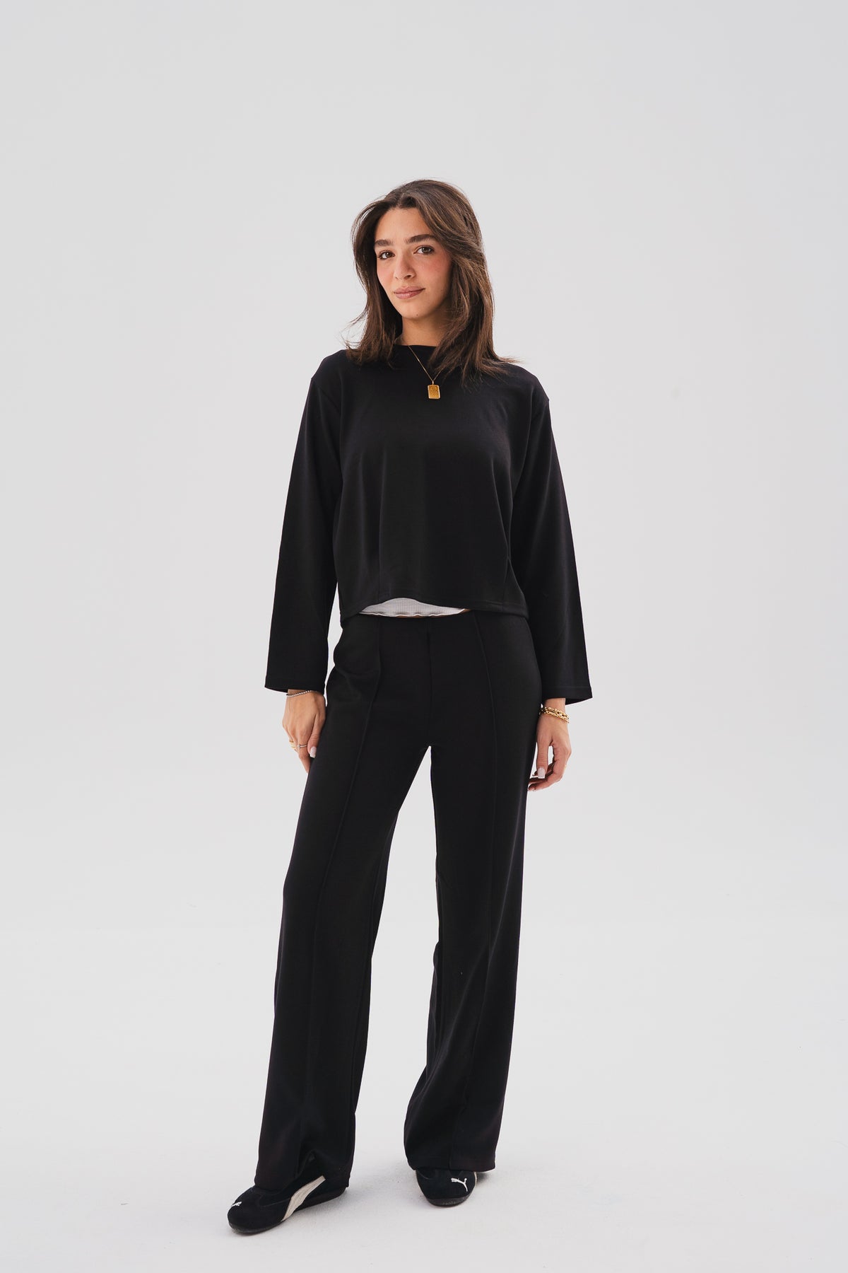 Relaxed Louge Set - Black