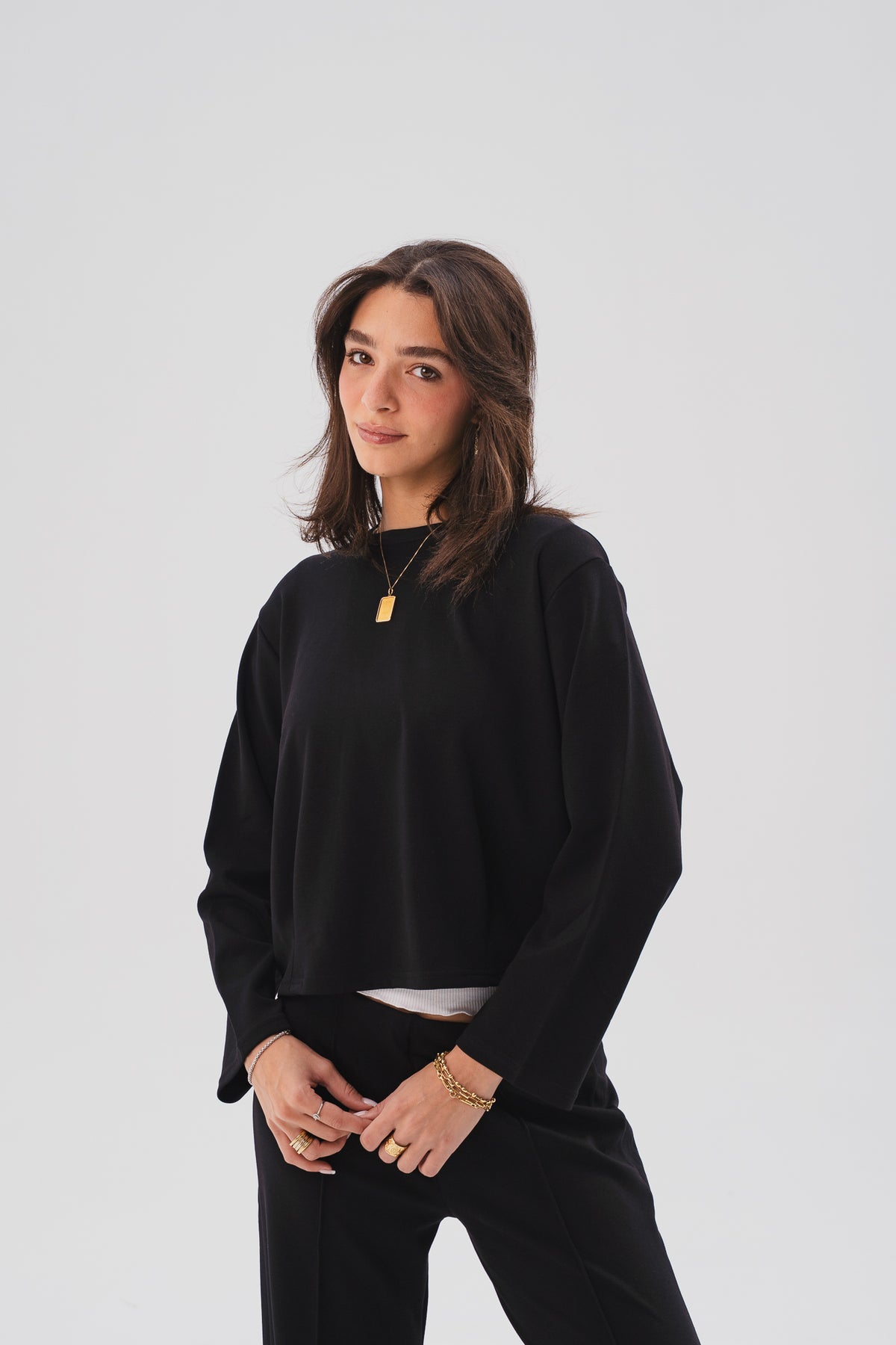 Relaxed Louge Set - Black