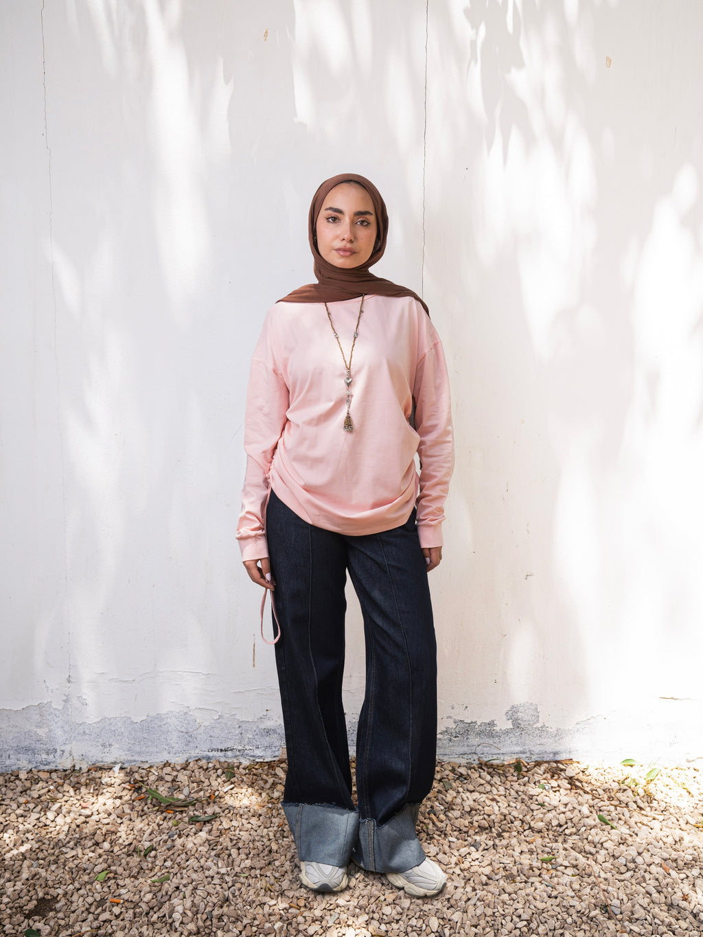 The Ruched Tee - Pink