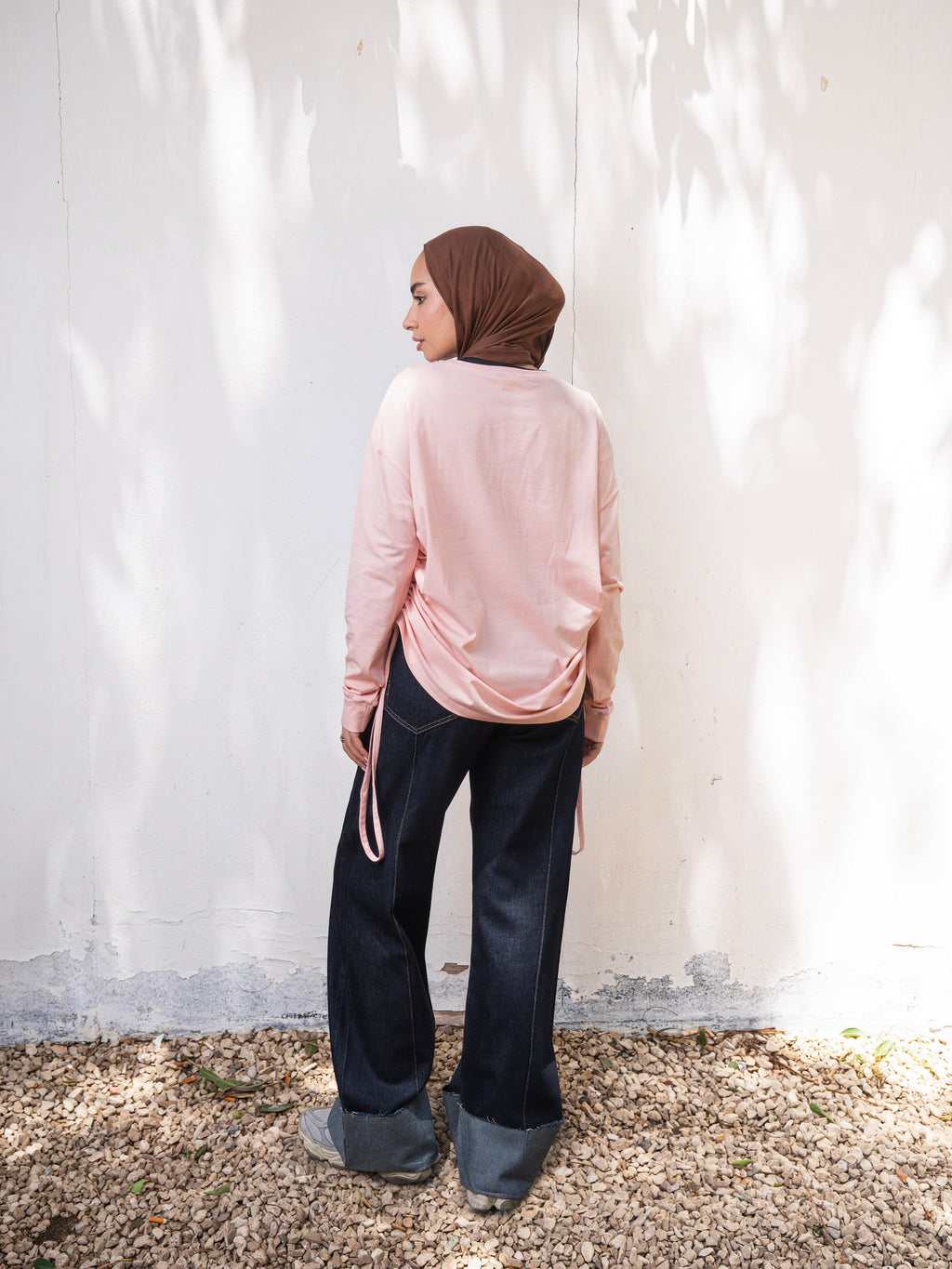 The Ruched Tee - Pink