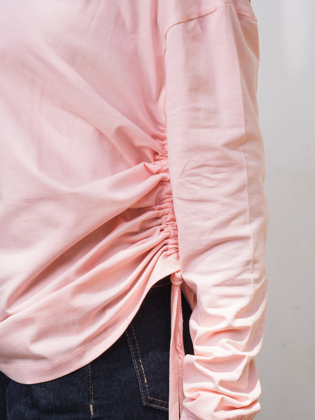 The Ruched Tee - Pink