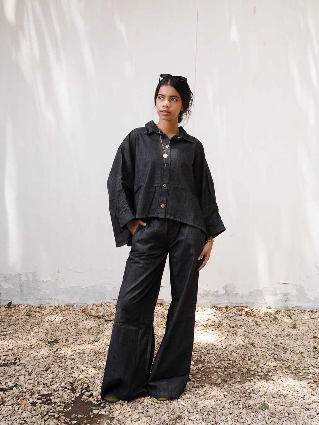 The OG Denim Set - Light Black