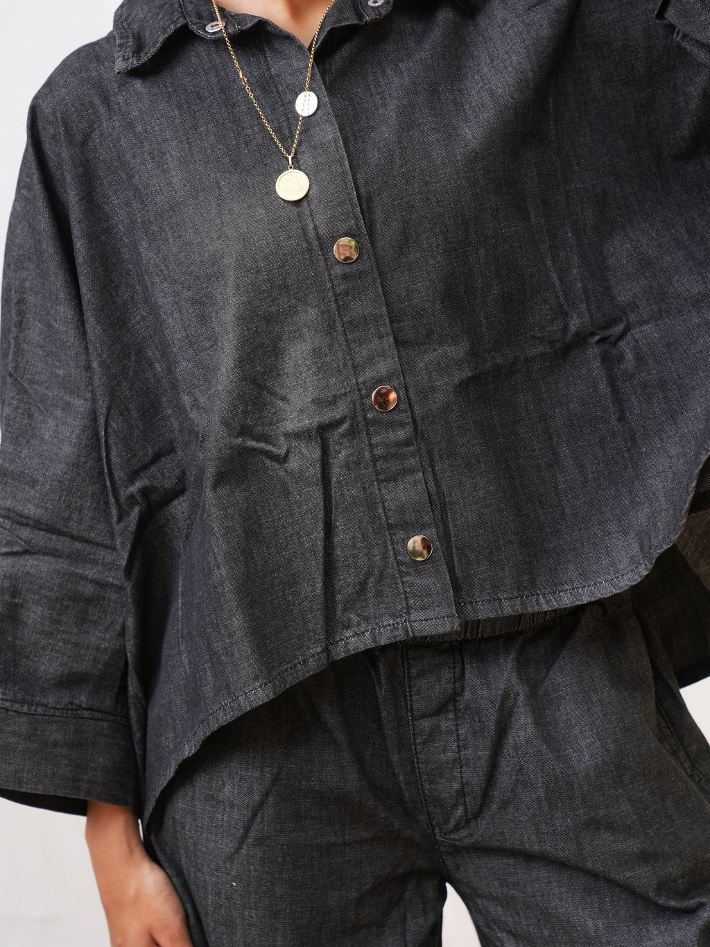 The OG Denim Set - Light Black