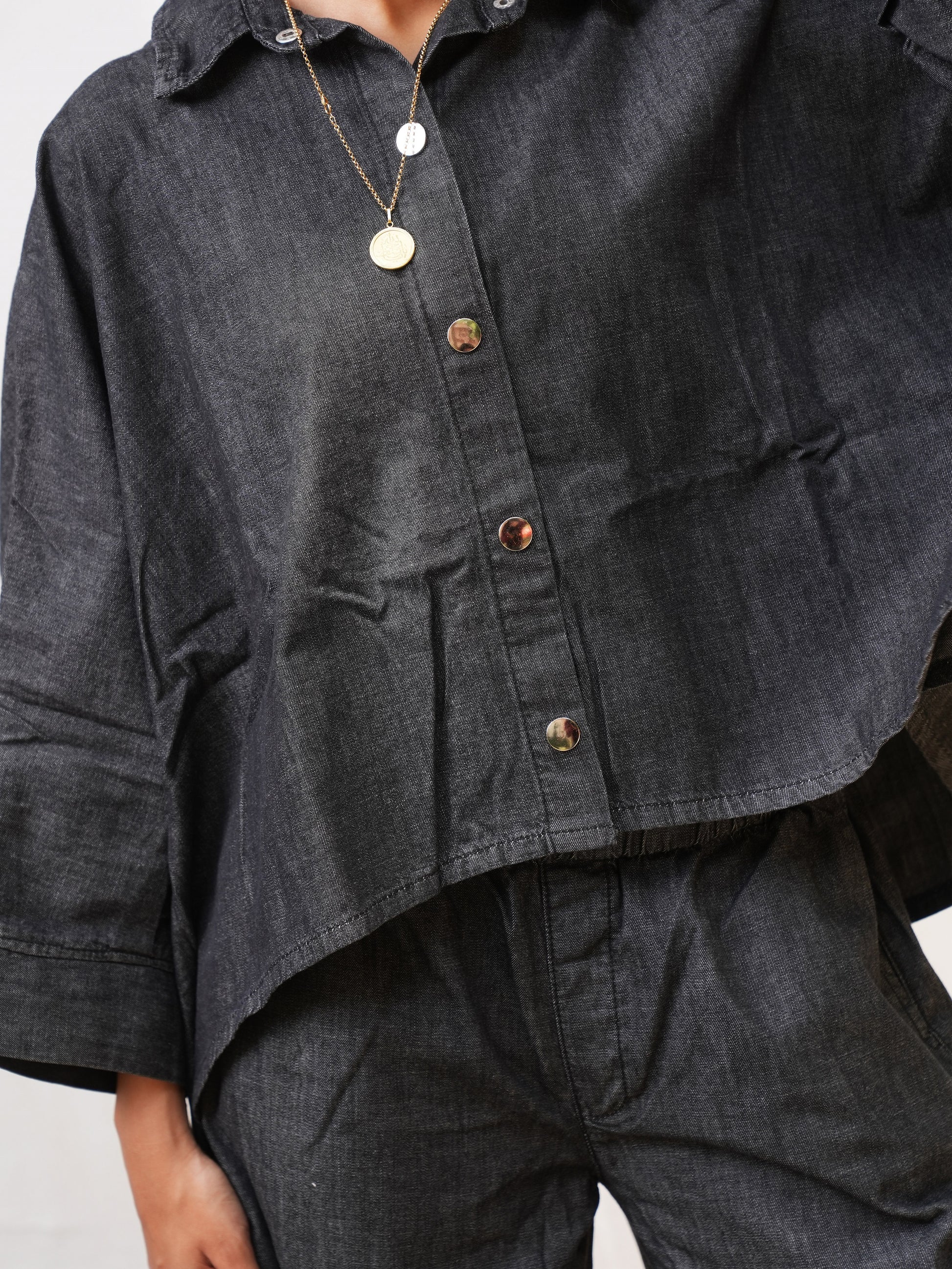 The OG Denim Set - Light Black