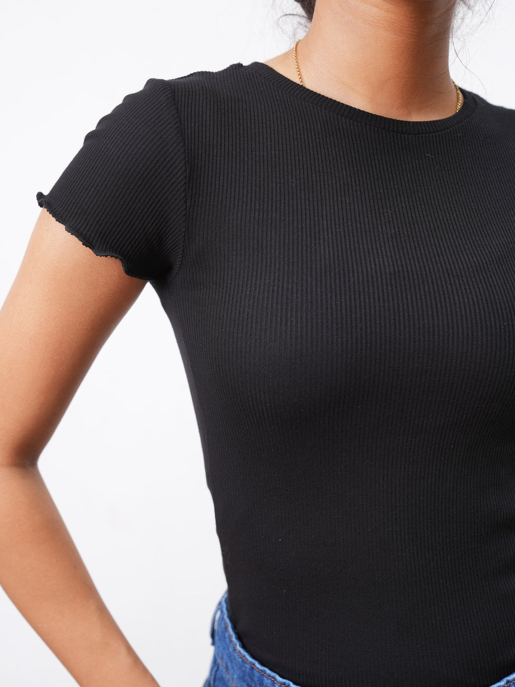 The Ribbed Basic - Black
