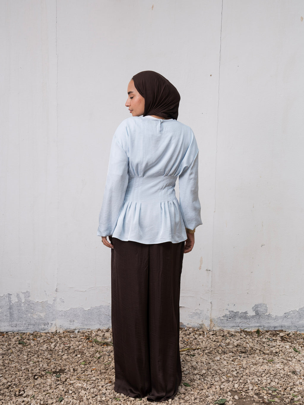 5. The Waisted Blouse - Blue