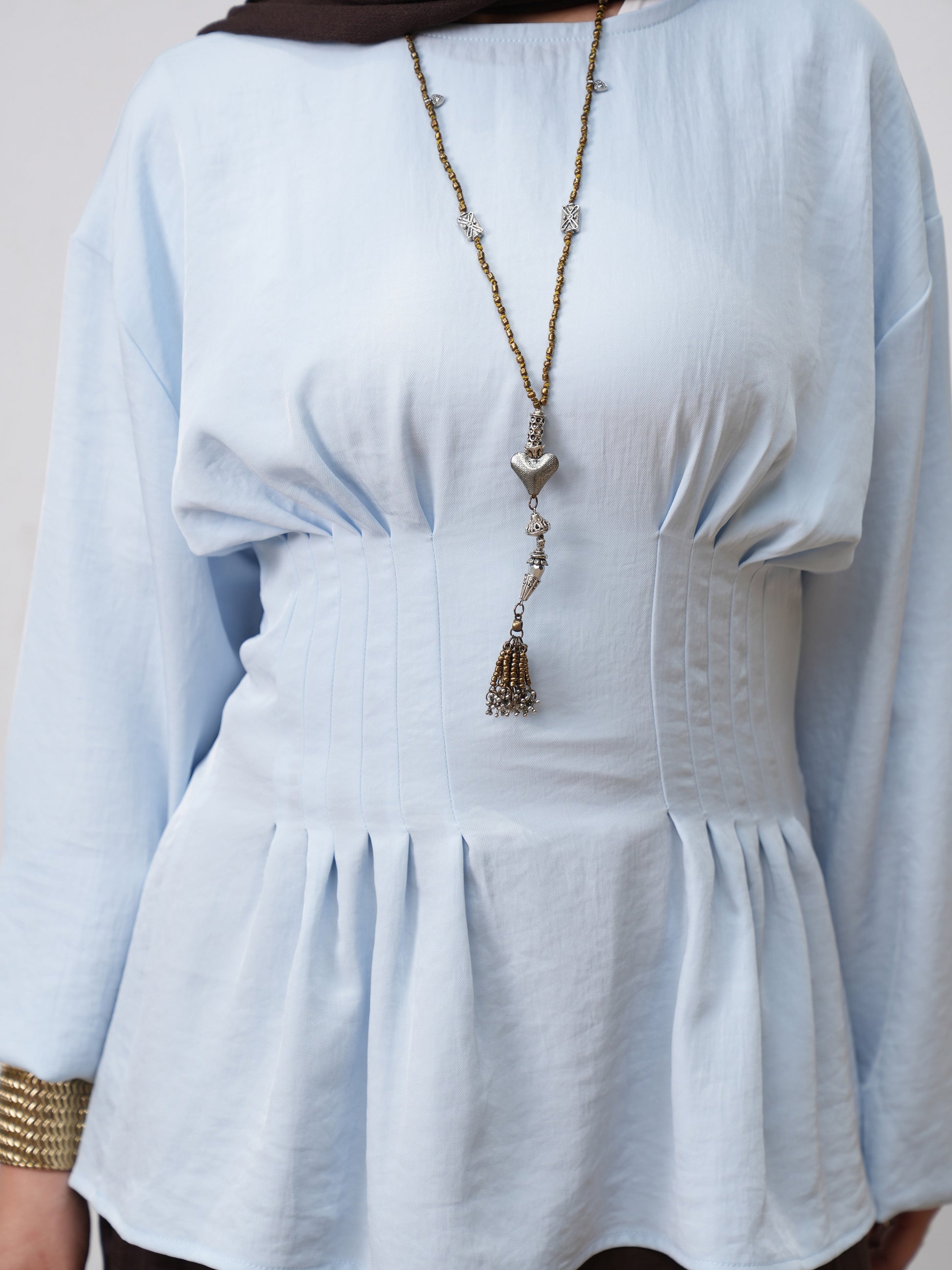 5. The Waisted Blouse - Blue
