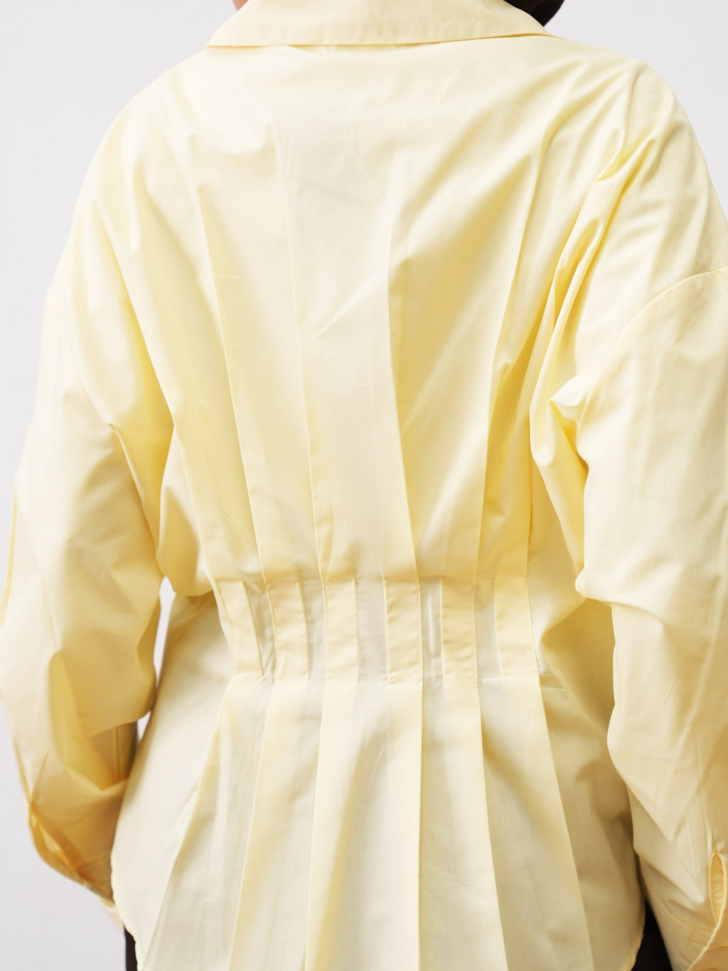 The Pleated Shirt - Yellow