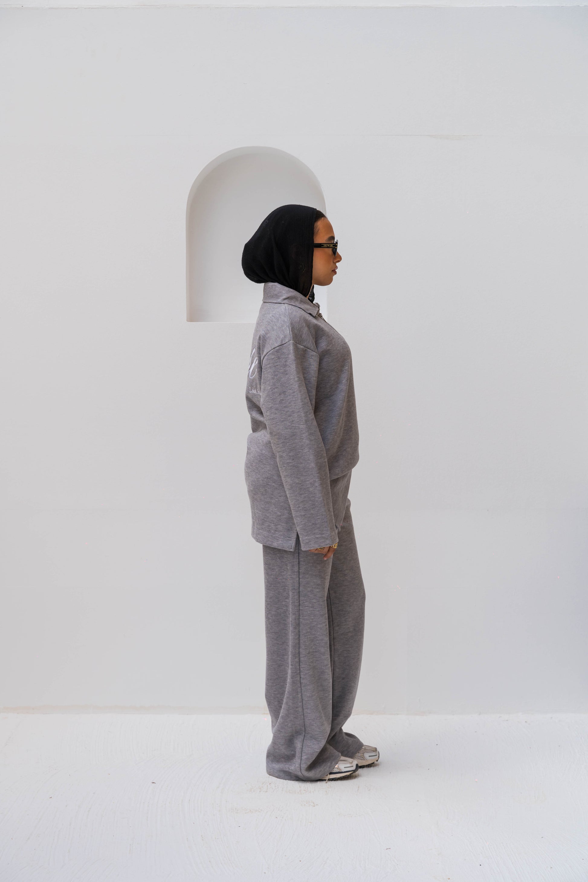 Cozy Knit Set - Grey