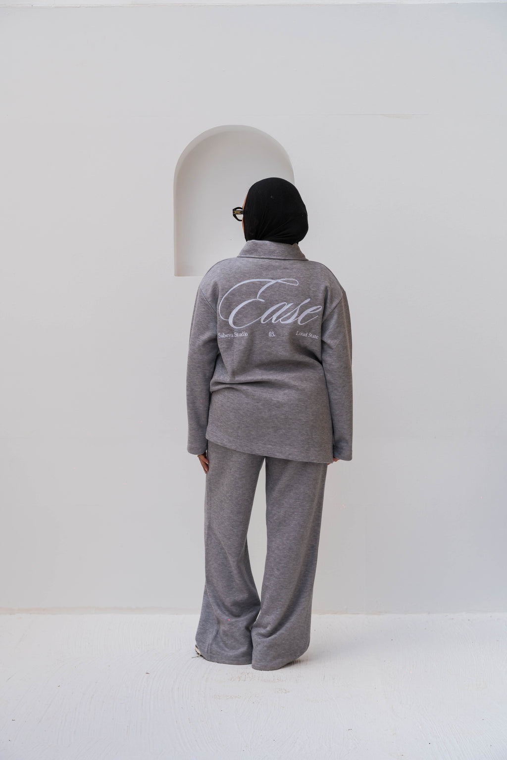 Cozy Knit Set - Grey