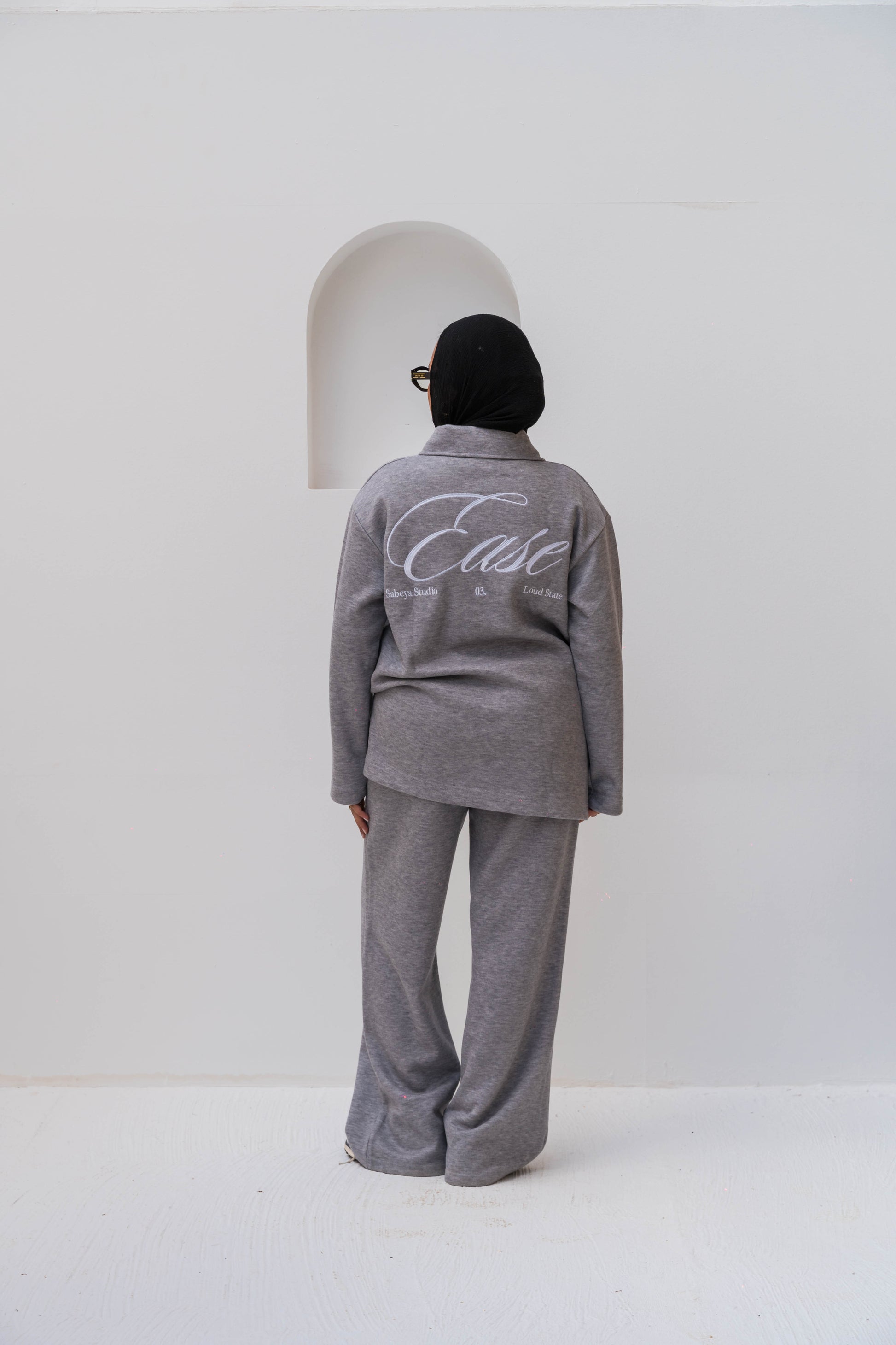 Cozy Knit Set - Grey