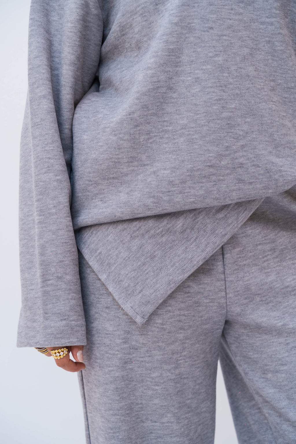 Cozy Knit Set - Grey