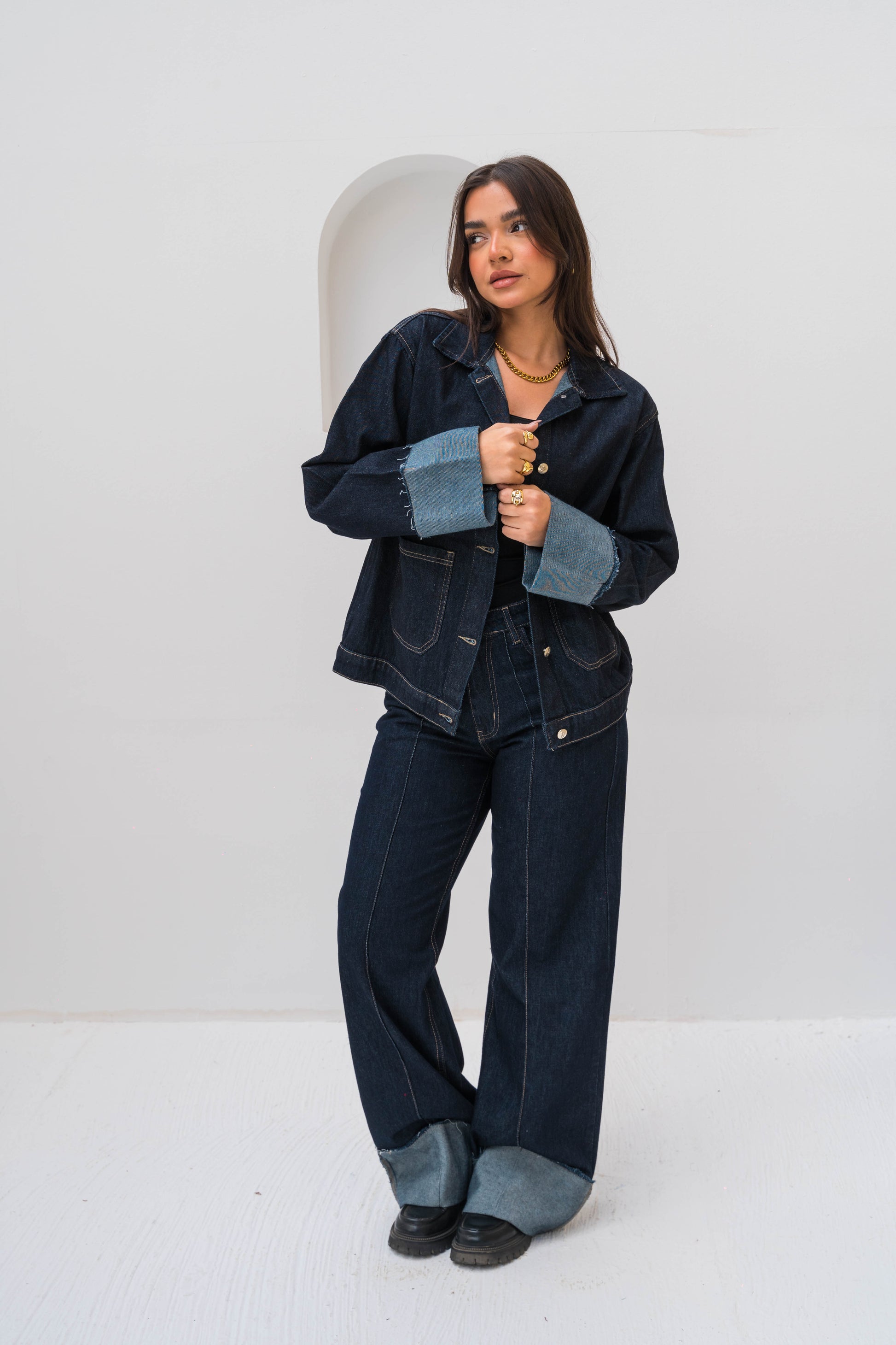 The Fold Denim Set