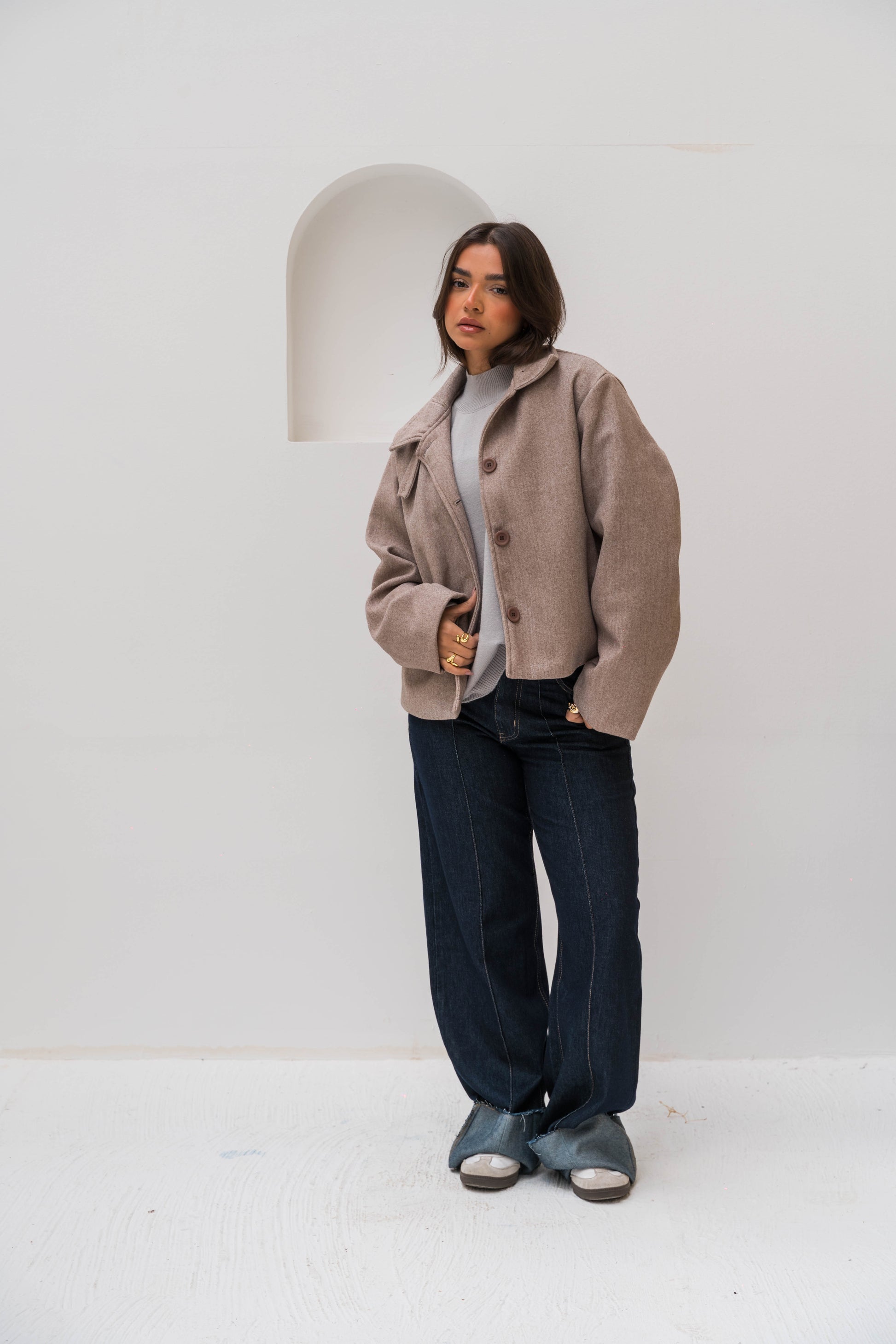 The Gokh Jacket - Coffee