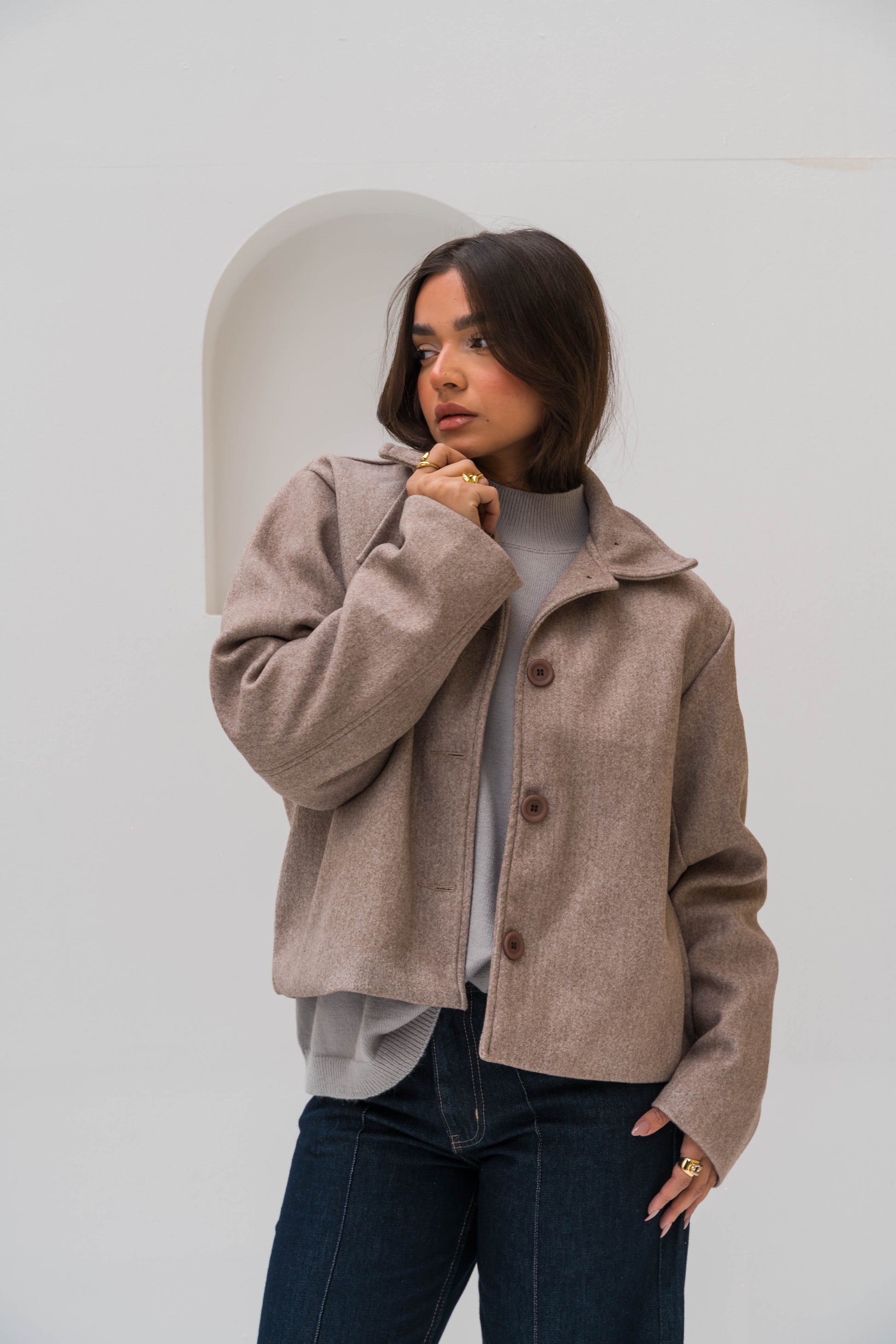 The Gokh Jacket - Coffee