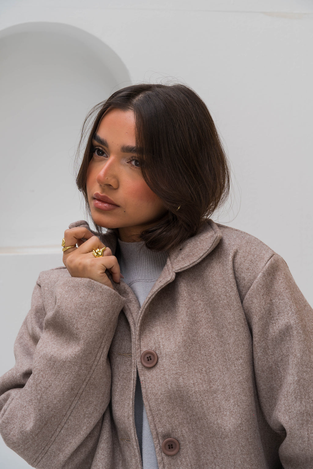 The Gokh Jacket - Coffee