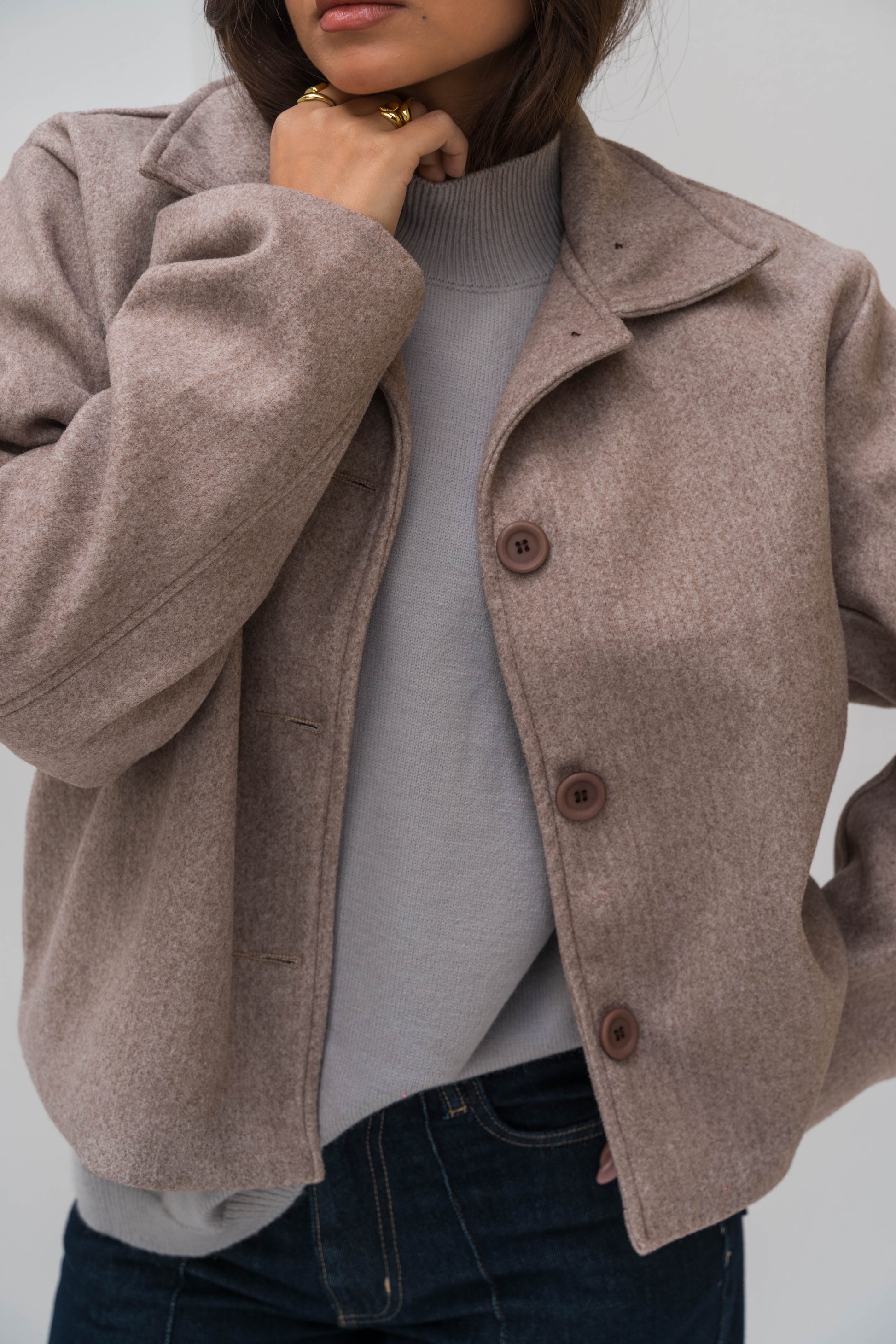 The Gokh Jacket - Coffee