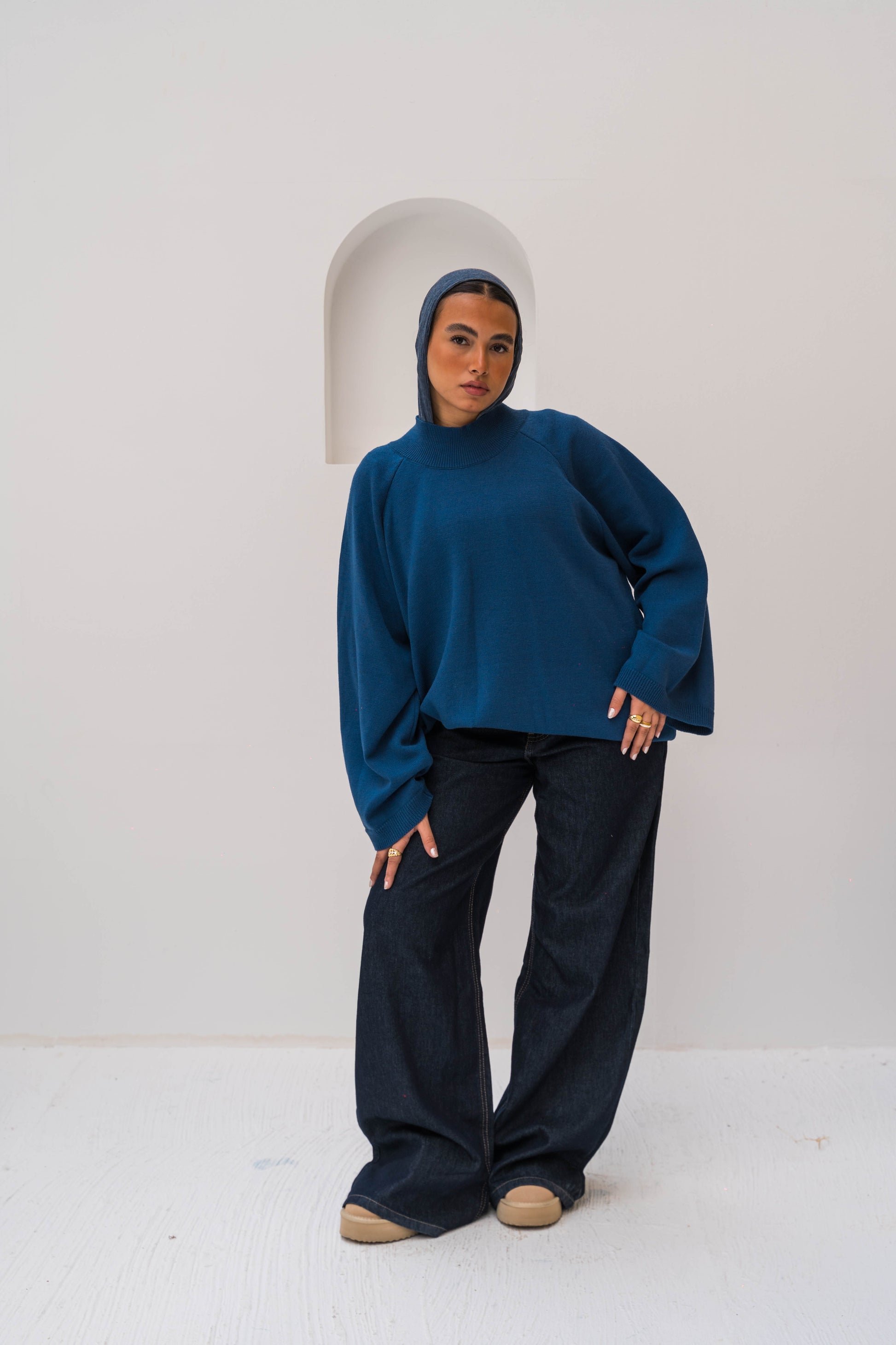 The Soft Pullover - Blue