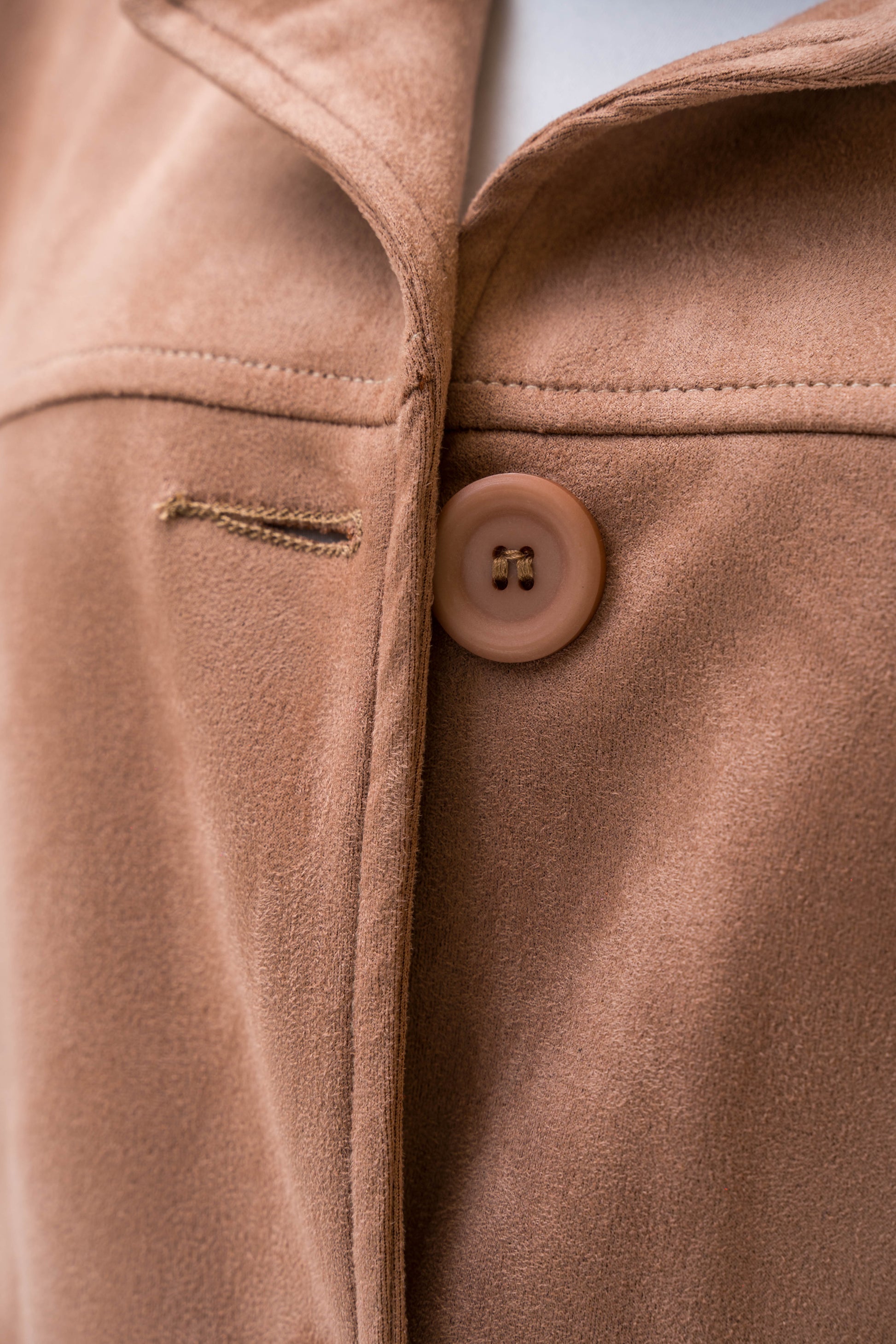 The Suede Jacket - Camel