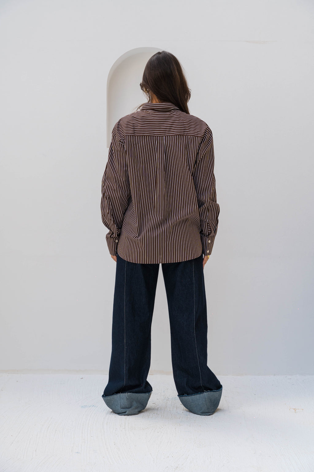 The Stripe Shirt - Brown