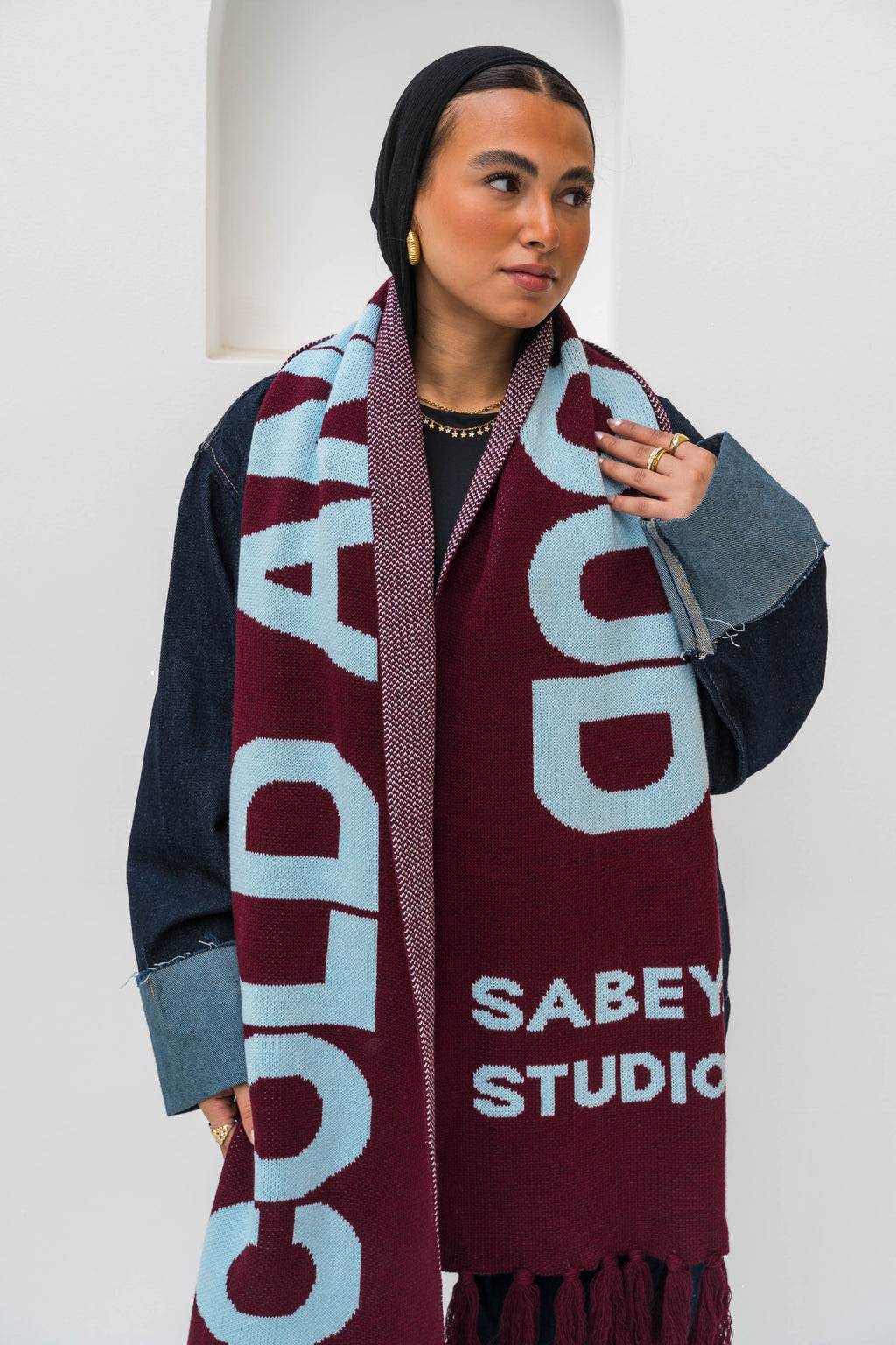 Scarf - Burgundy