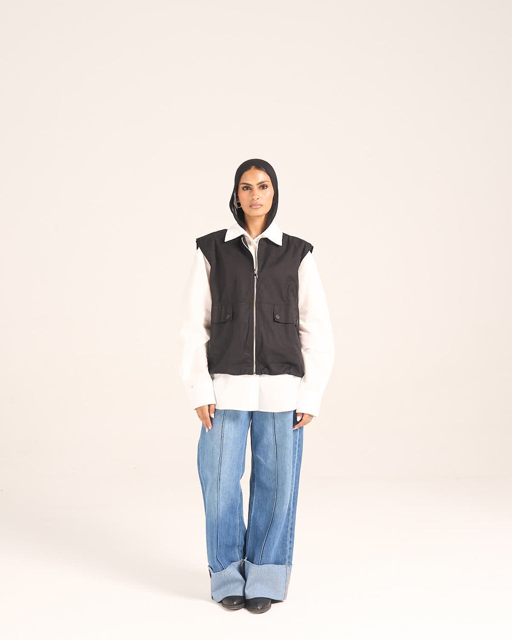 ⁠Puffer Vest - Black