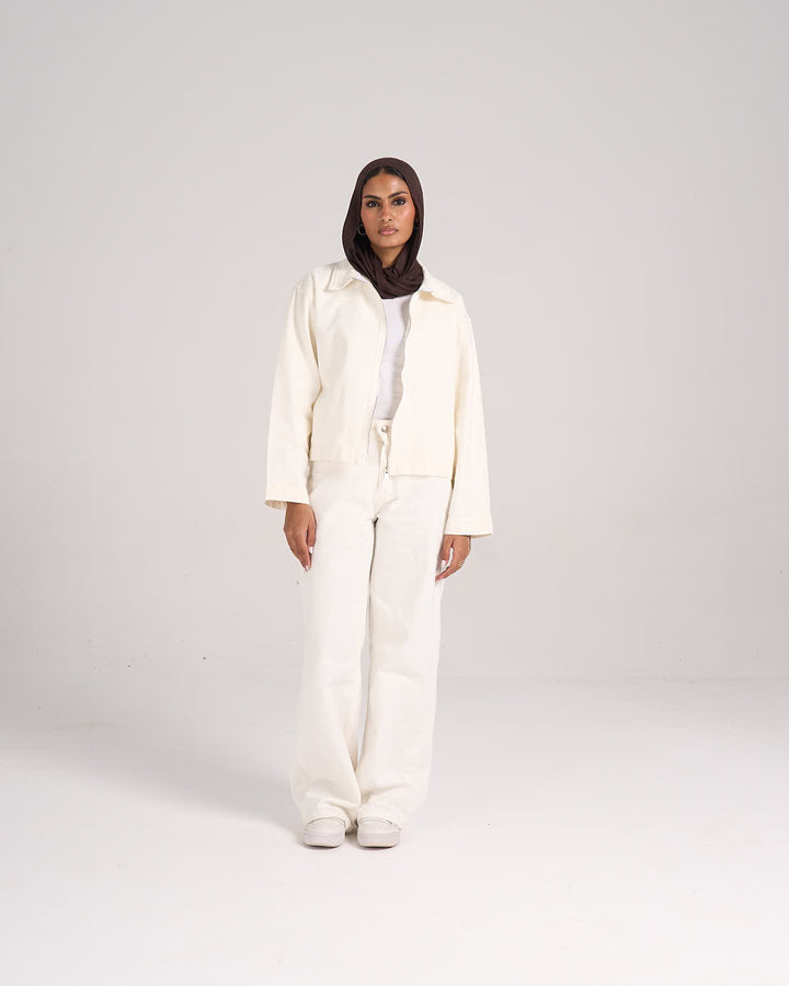 Gabardine Set - Off White