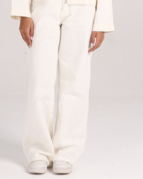 ⁠Gabardine Pants - White