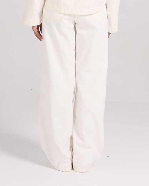 ⁠Gabardine Pants - White