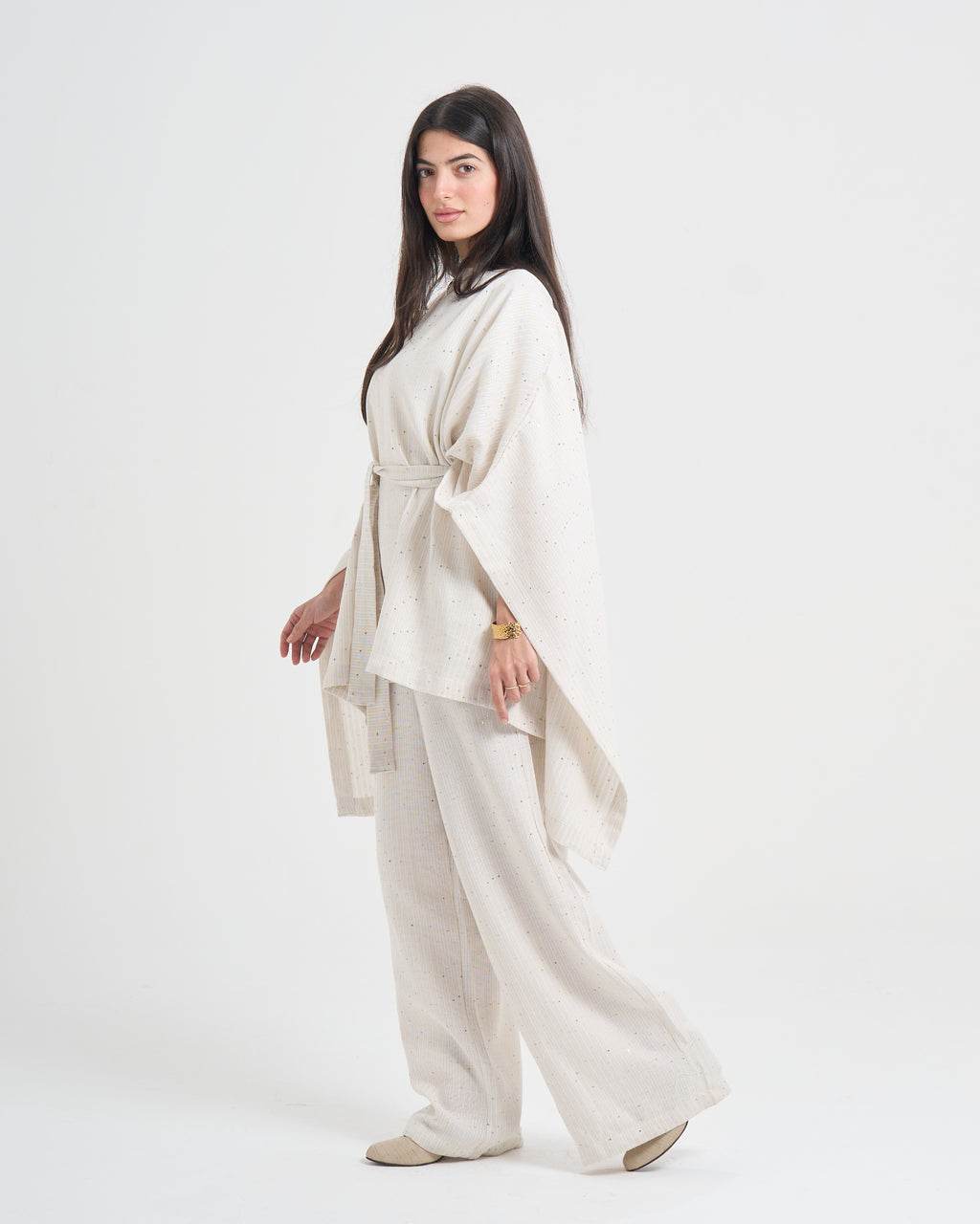 The Flow Cape Set - Beige