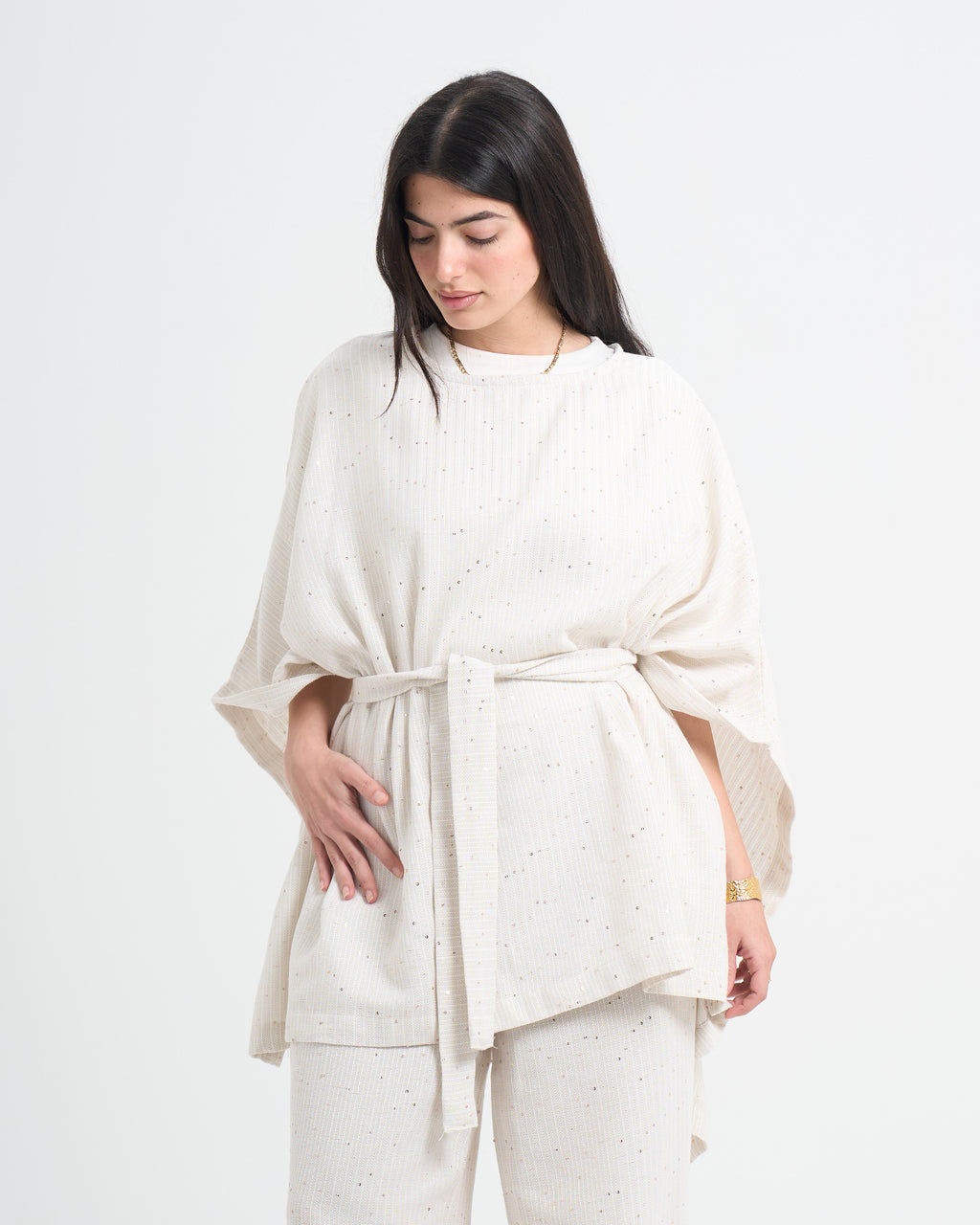 The Flow Cape Set - Beige