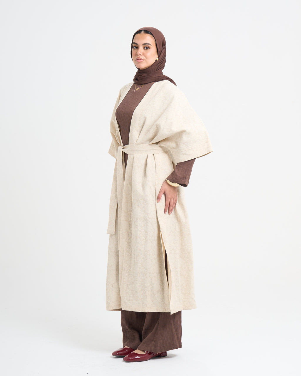 The Soft Sand Kaftan - Beige